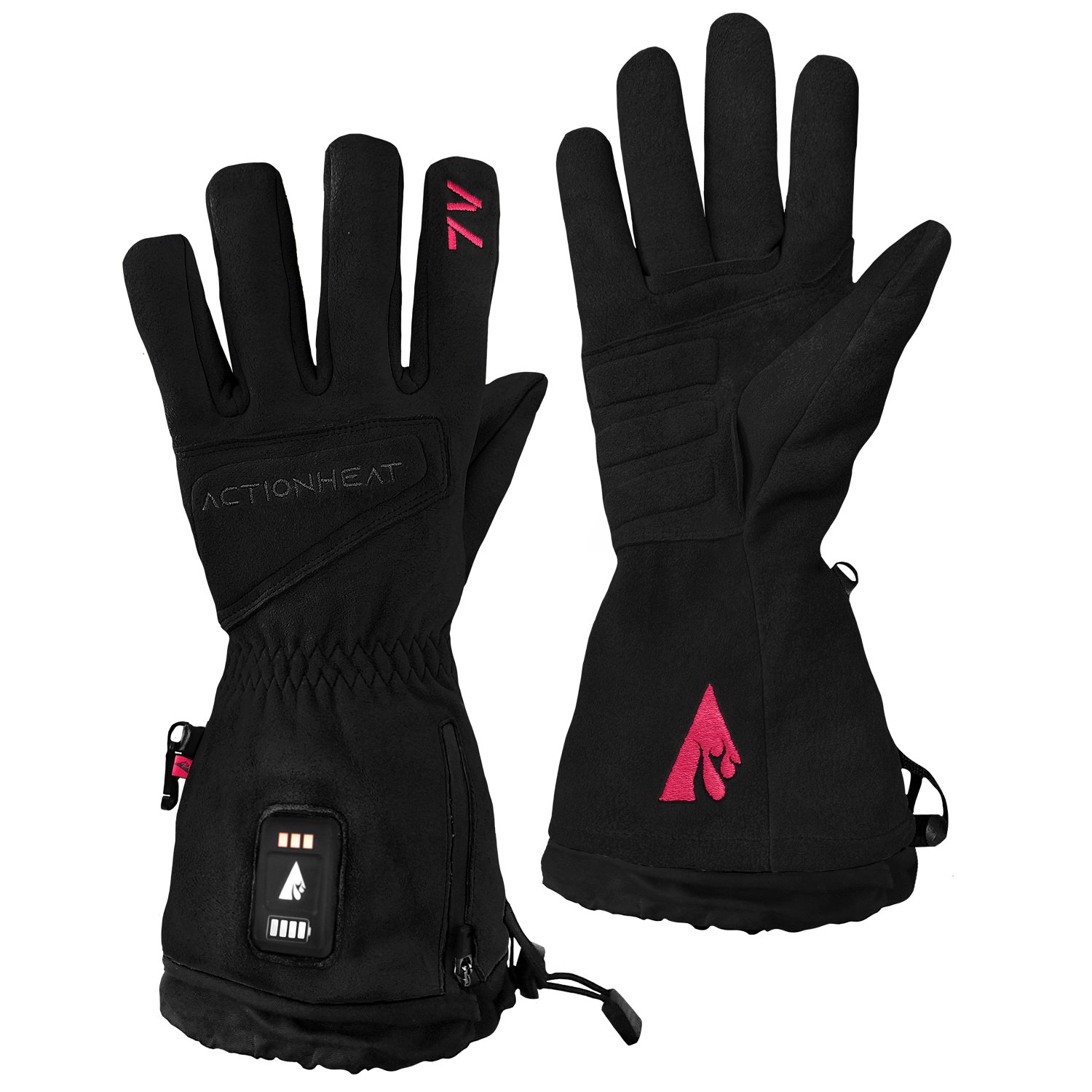ActionHeat Adults' 7V Rugged Leather Heated Work Gloves - view number 2