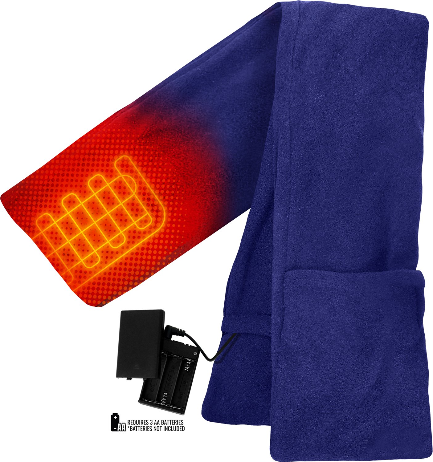 ActionHeat AA Battery Heated Fleece Scarf - view number 3