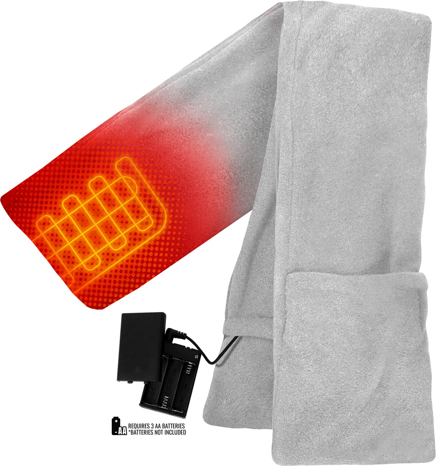 ActionHeat AA Battery Heated Fleece Scarf - view number 3