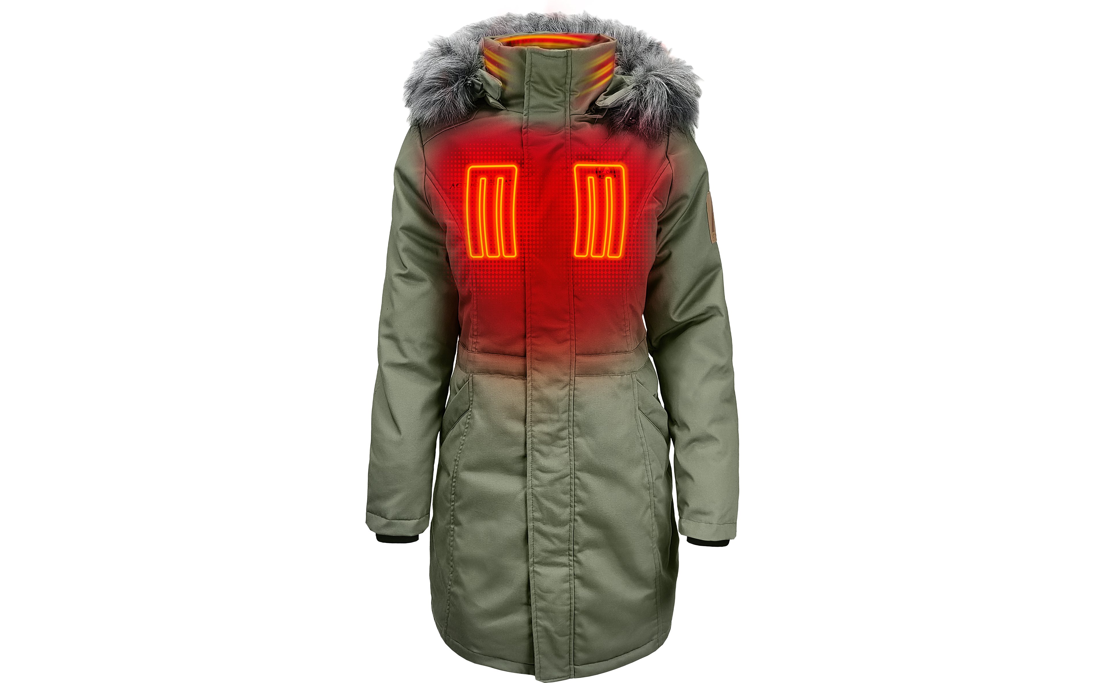 ActionHeat Women’s 5V Battery Heated Parka Jacket