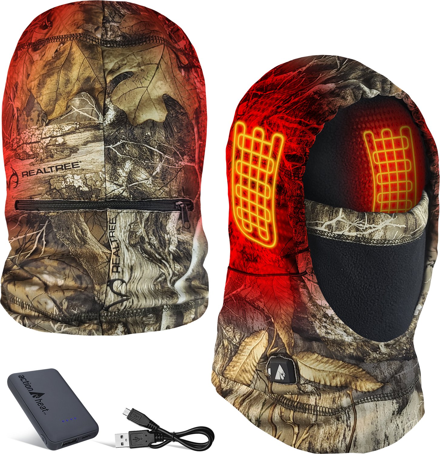 ActionHeat Men's 5V Battery Heated Hunting Fleece Balaclava - view number 3