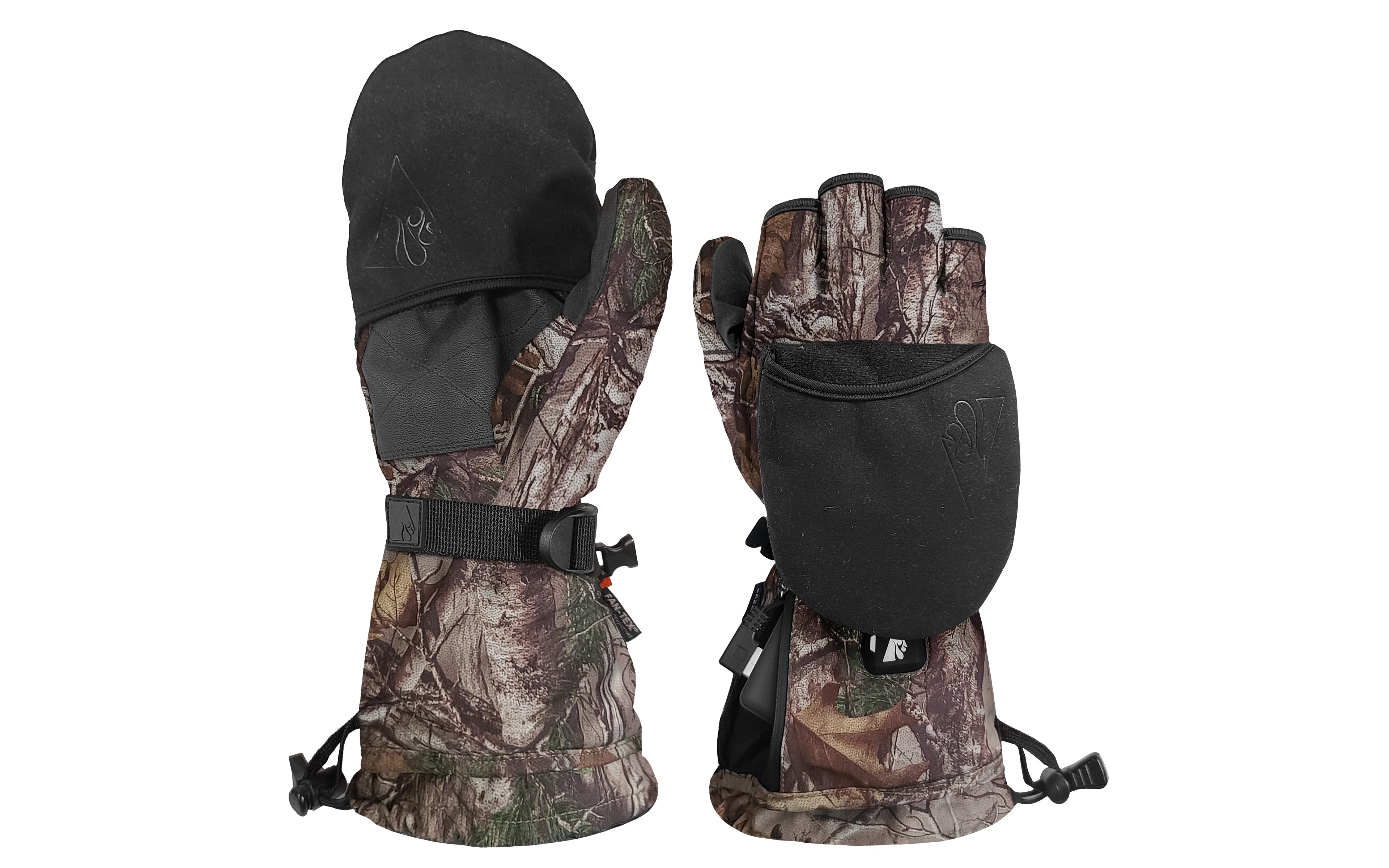 ActionHeat Women's Camo 5V Battery Heated Glomitts