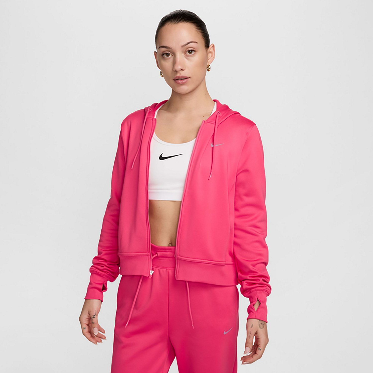 Nike Women's One Therma-FIT Full-Zip Hoodie | Academy