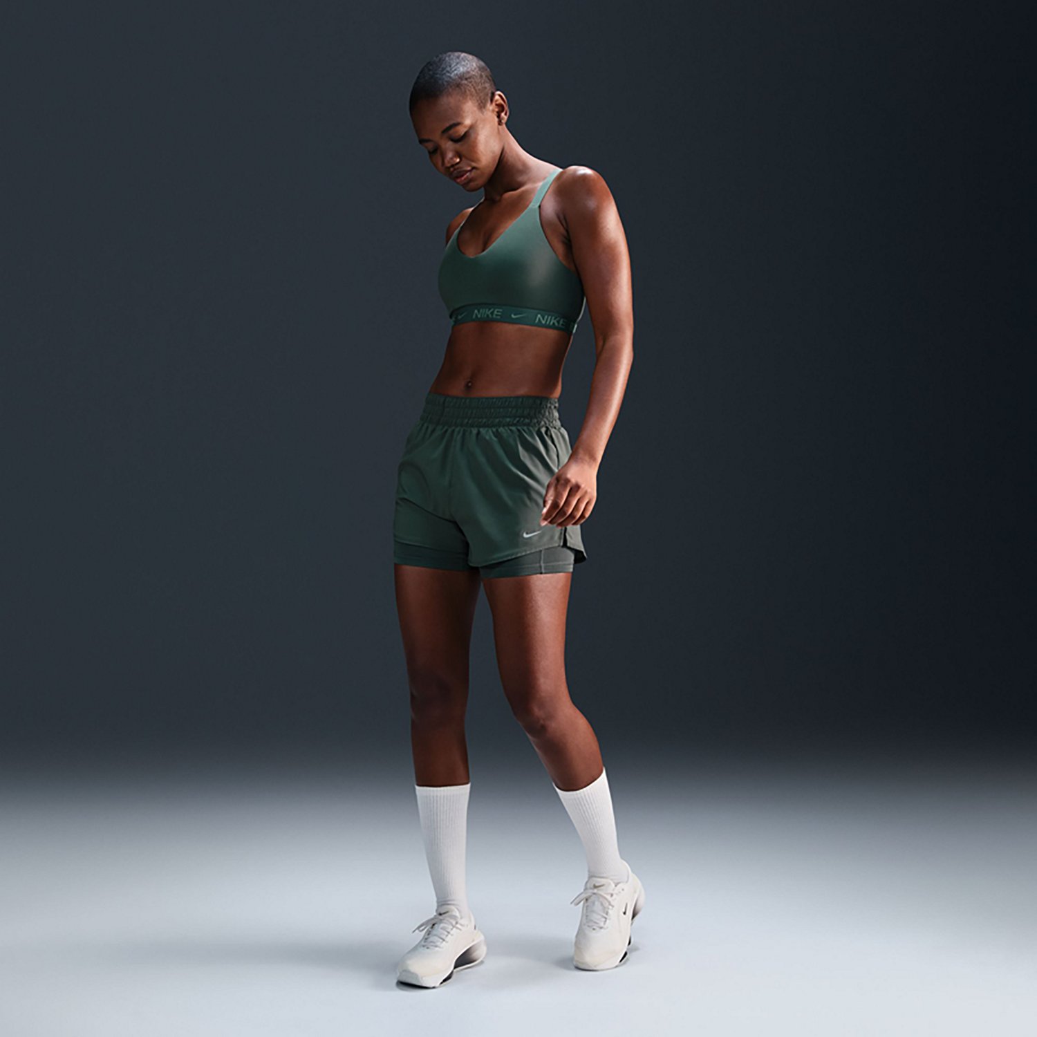 Nike Women's Dri-FIT Indy Medium Support Sports Bra - view number 4