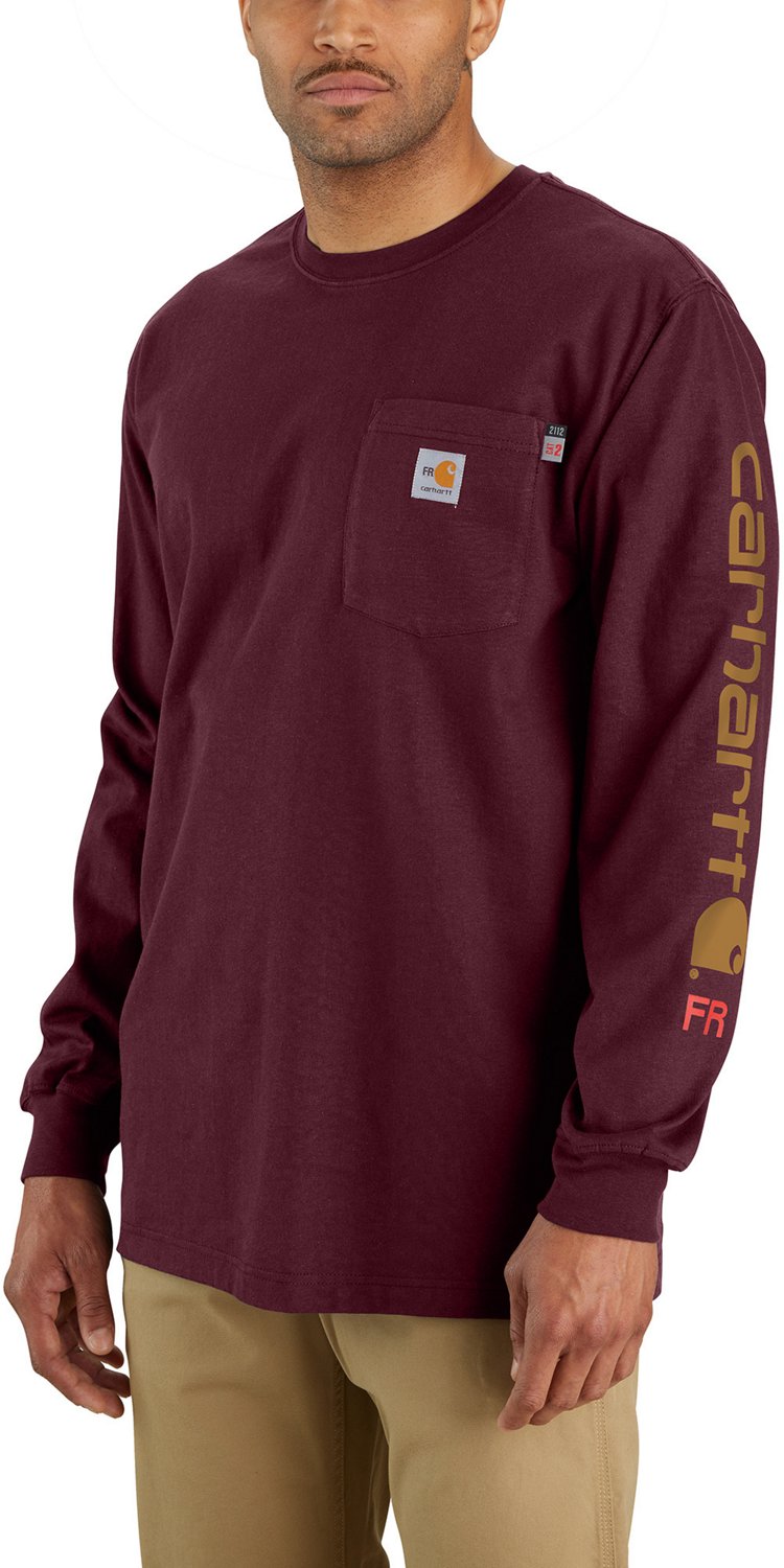 Carhartt Men's Flame Resistant Force Long Sleeve Graphic T-shirt