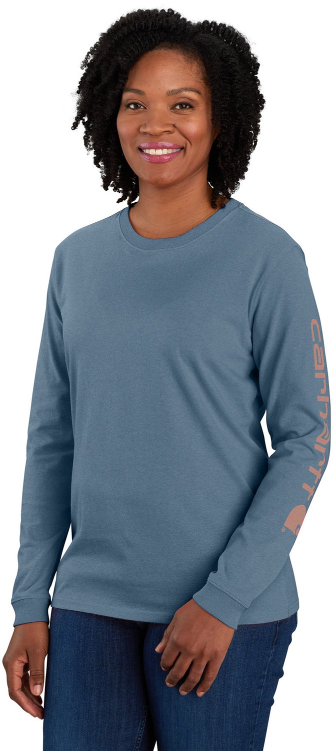 Carhartt Women's Relaxed Fit Midweight Logo Long Sleeve  - view number 1