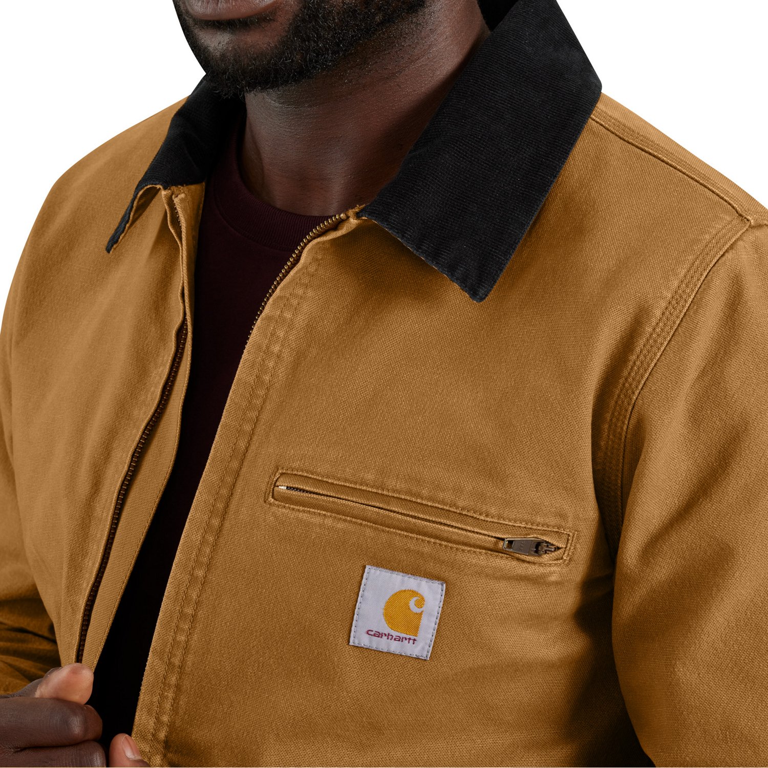 Carhartt Men's Rugged Flex Relaxed Fit Duck Detroit Jacket - view number 4