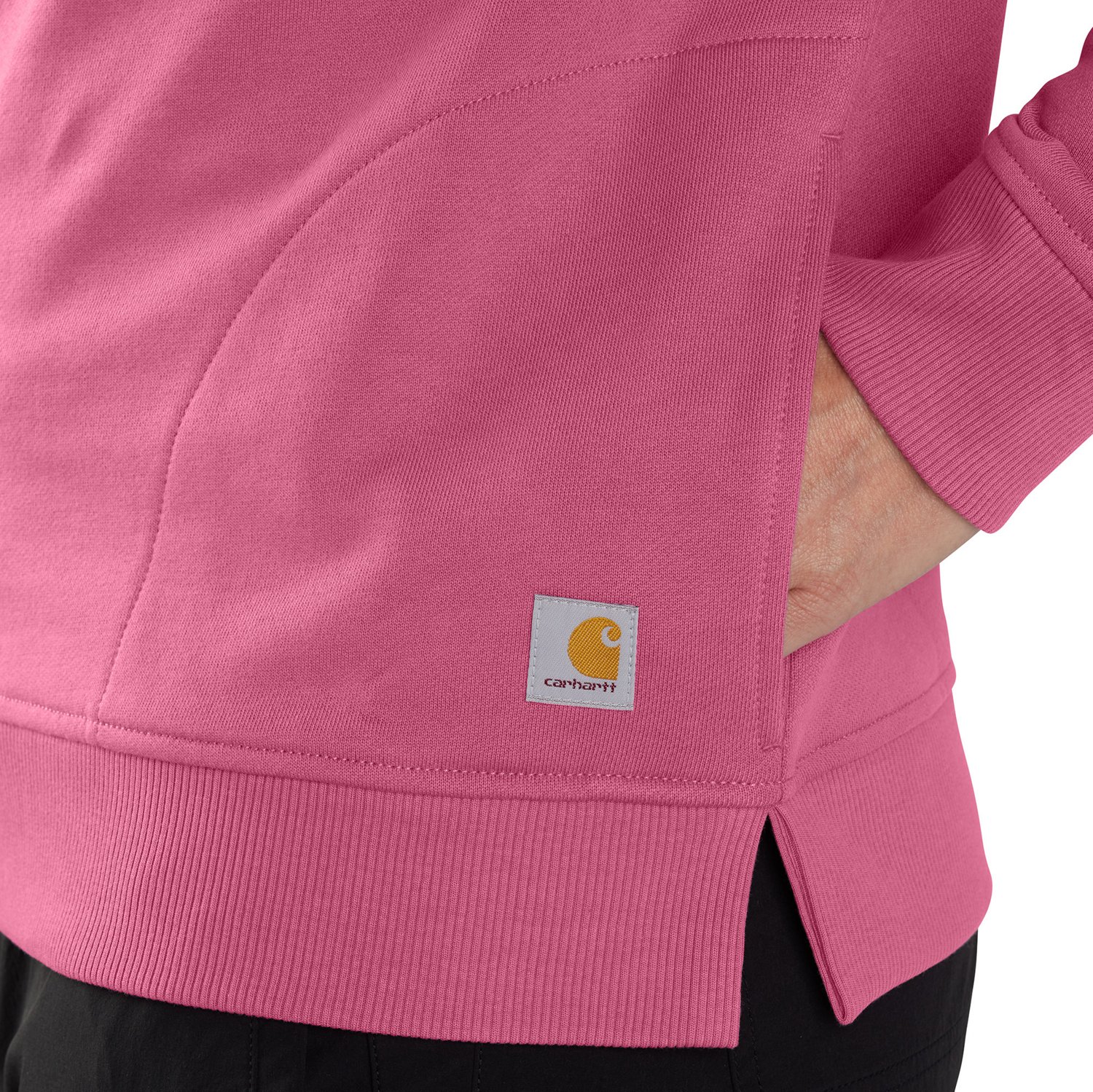 Carhartt Women's TENCEL Fiber Series Relaxed Fit 1/2 Zip Sweatshirt - view number 3