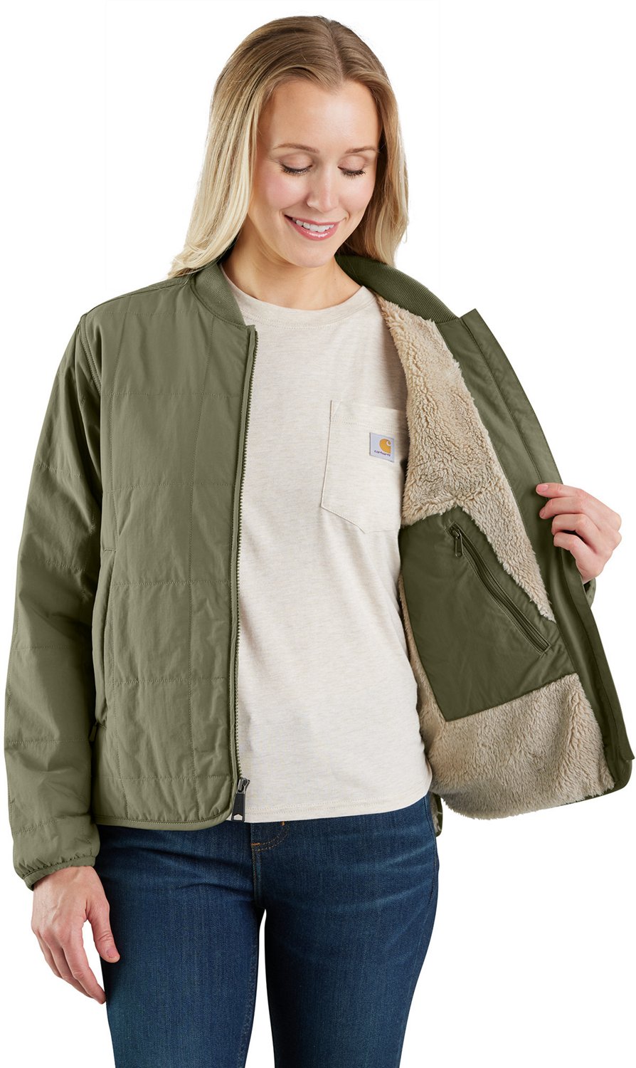 Carhartt Women's Rockford Loose Fit Lightweight Insulated Jacket - view number 3