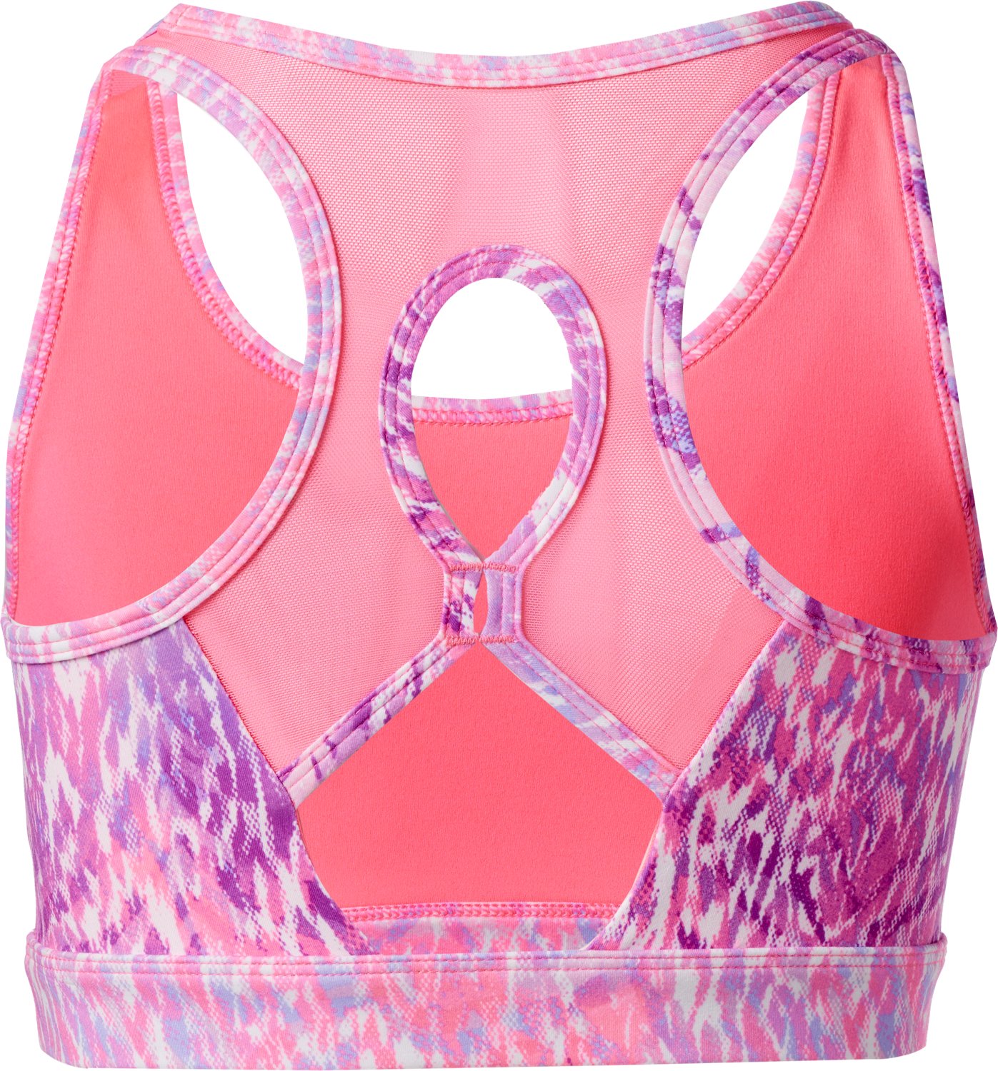 BCG Girls' Mesh Keyhole Printed Sports Bra                                                                                       - view number 2