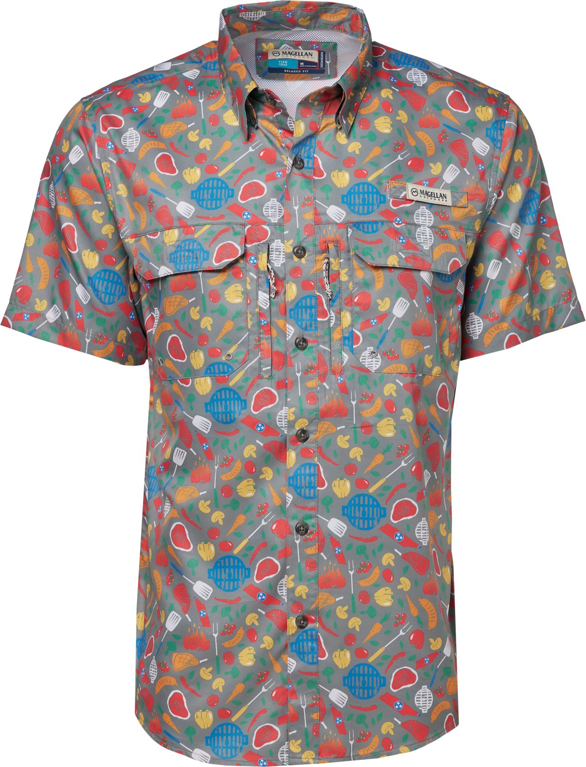 Magellan Outdoors Men's Tennessee Local State Print Shirt - view number 3