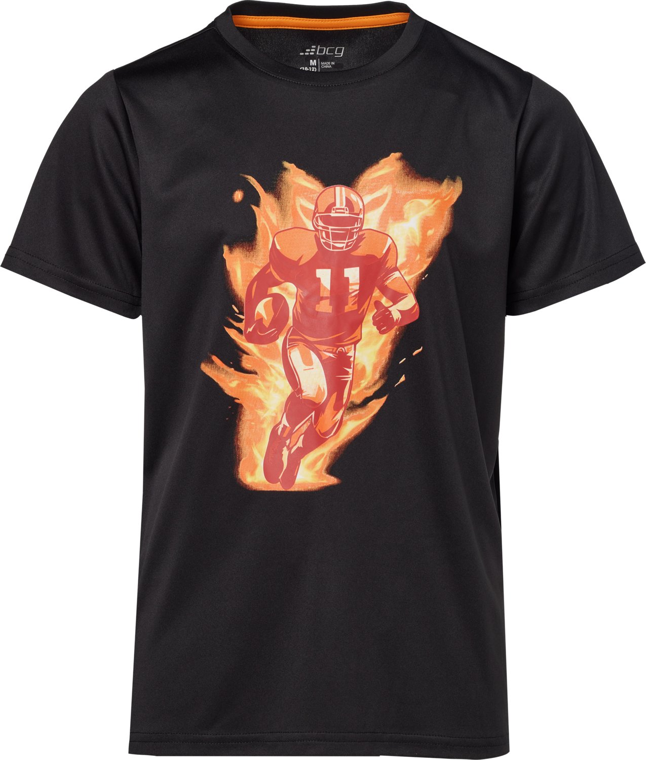 BCG Boys' Turbo Short Sleeve Football On Fire Graphic T-shirt                                                                    - view number 2