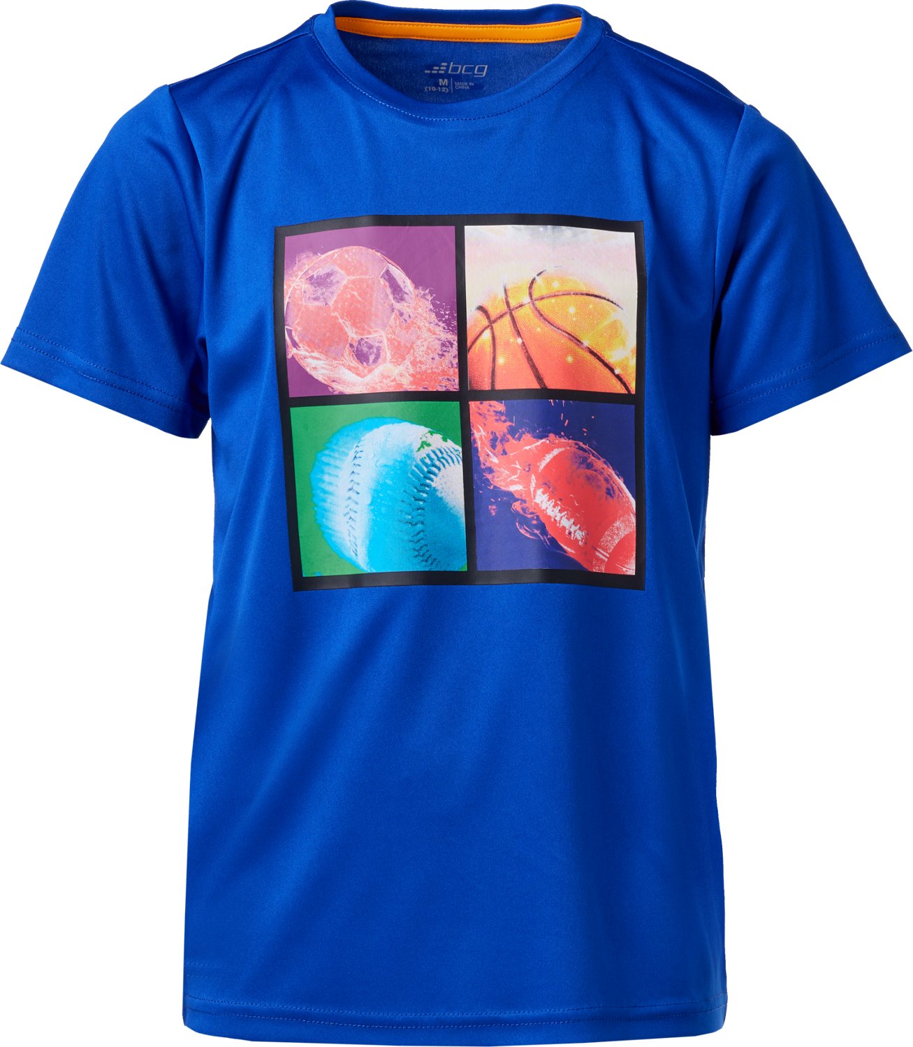 BCG Boys' Turbo Short Sleeve Sport Collage Graphic T-shirt                                                                       - view number 1