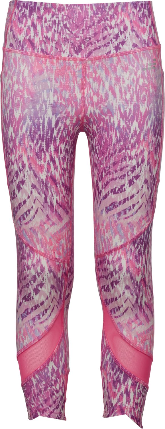 BCG Girls' High Rise Mesh Printed Leggings - view number 3