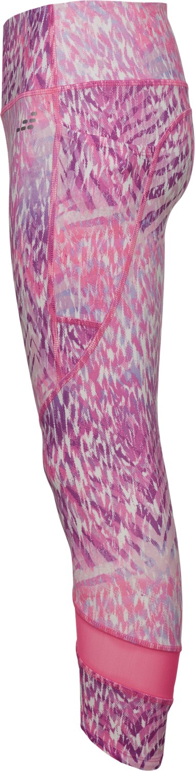 BCG Girls' High Rise Mesh Printed Leggings - view number 5