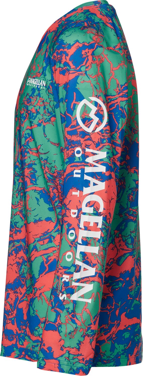 Magellan Outdoors Boy's MO Whitecap 3.0 Long Sleeve T-shirt                                                                      - view number 3