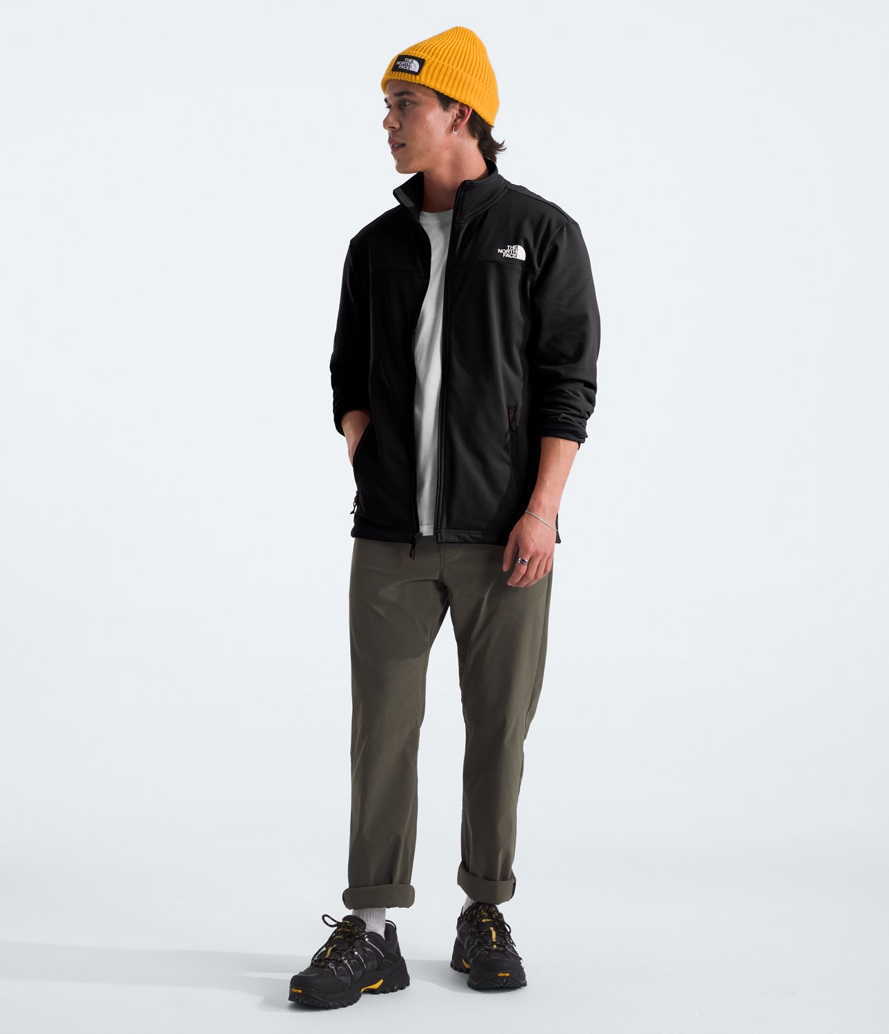 The North Face Men's Cedar Trail Grid Fleece Full-Zip Jacket - view number 4