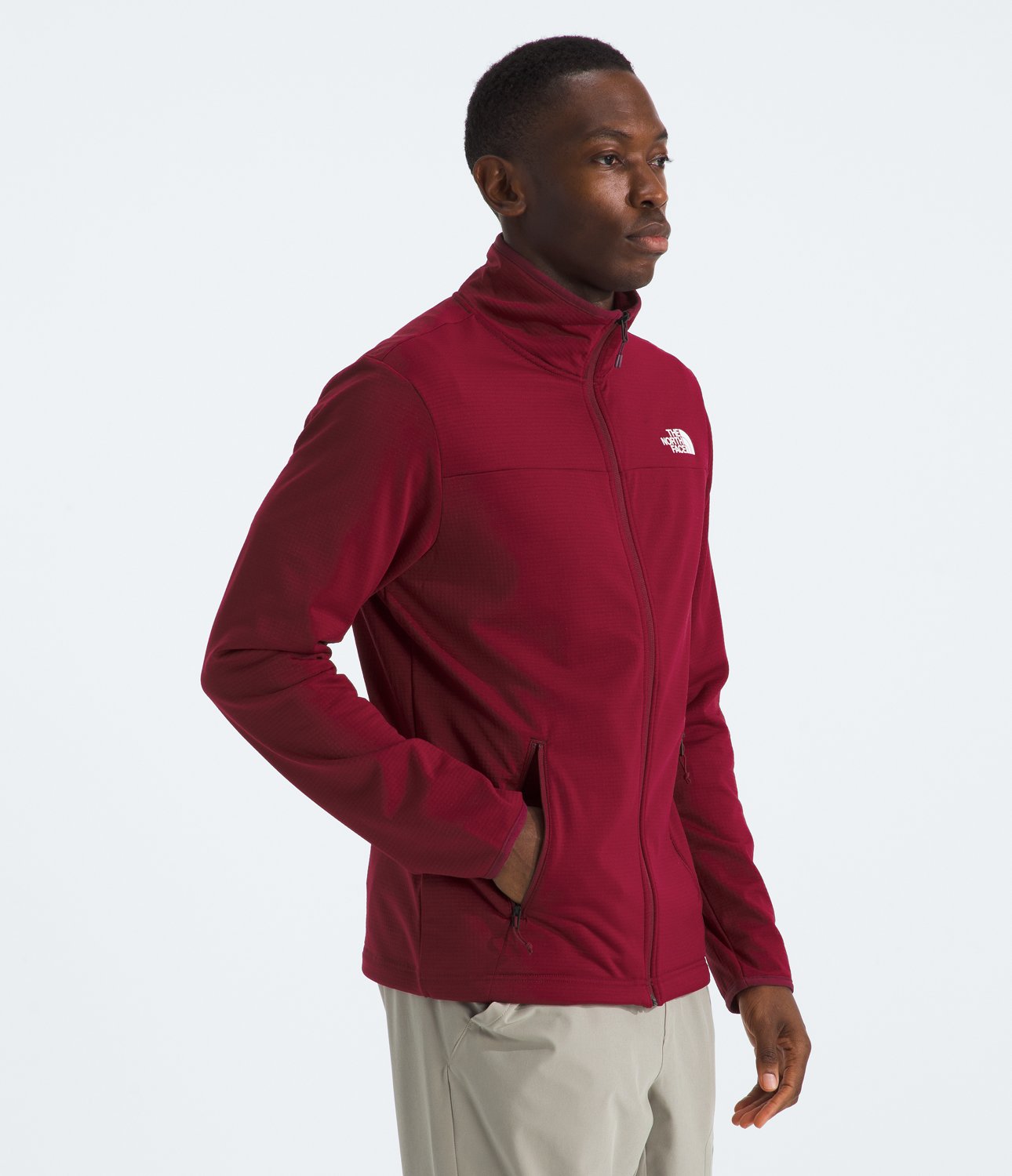The North Face Men's Cedar Trail Grid Fleece Full-Zip Jacket - view number 3