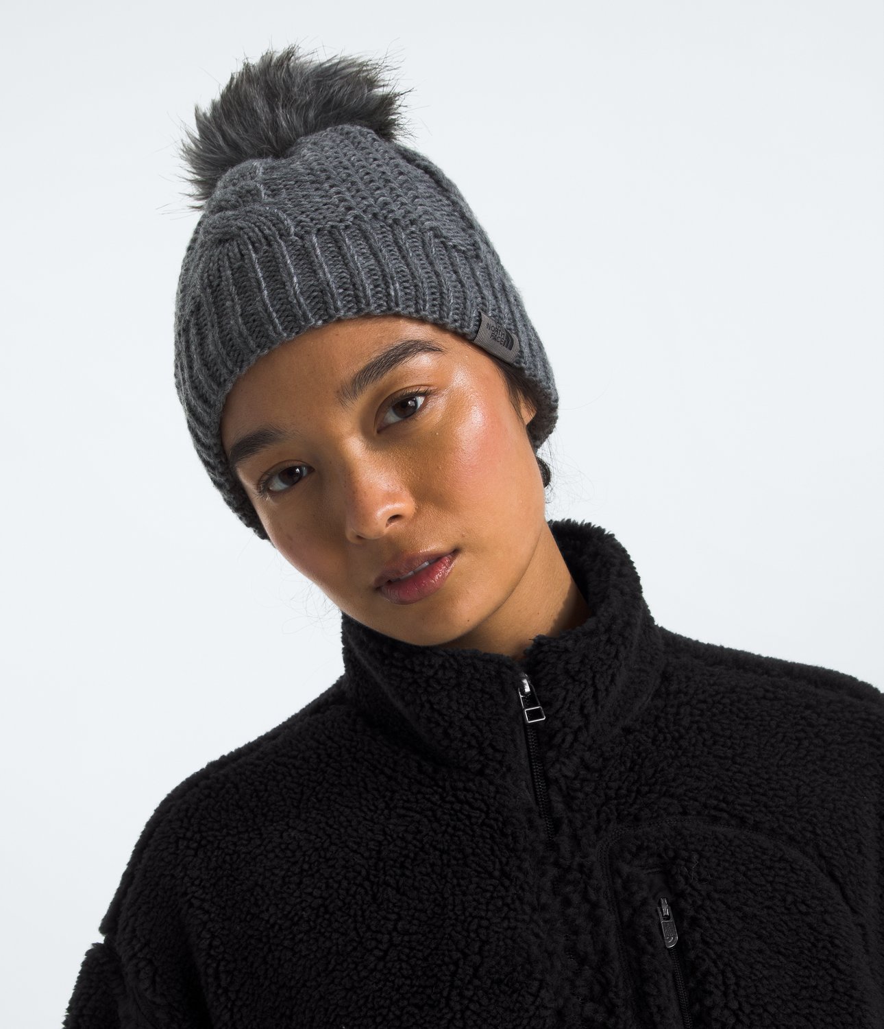 The North Face Women's Oh Mega Fur Pom Lined Beanie