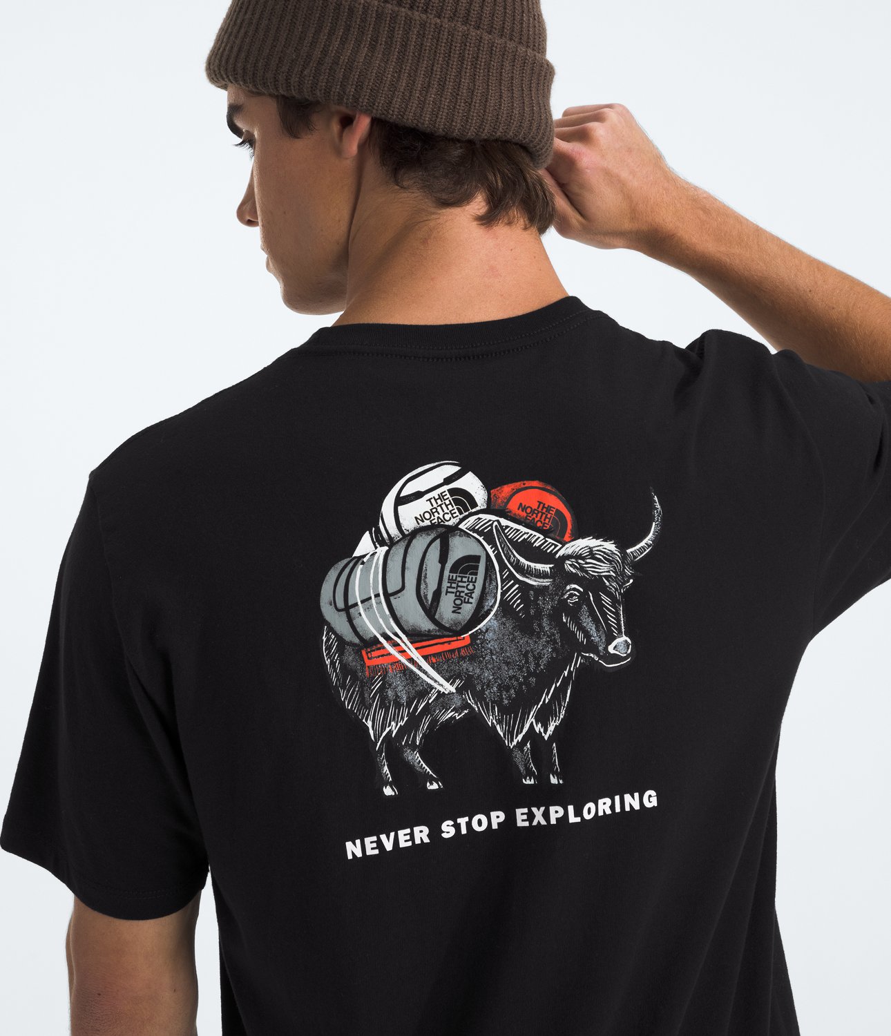 ★THE NORTH FACE★ Men's Beastie Short Sleeve T-shirt BLACK The North Face Short Sleeve Adventure T-Shirt | Dillard's