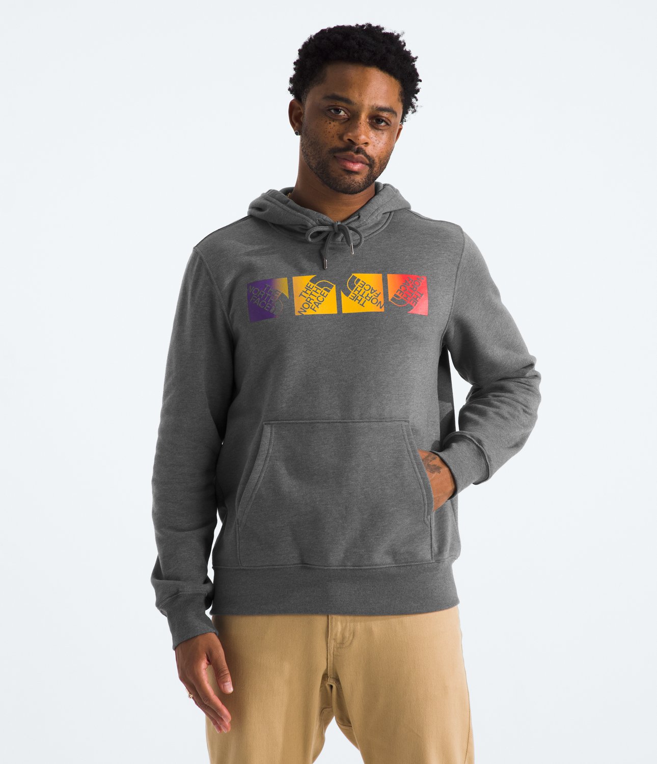 The North Face Men s Multicolor Logo Hoodie Academy
