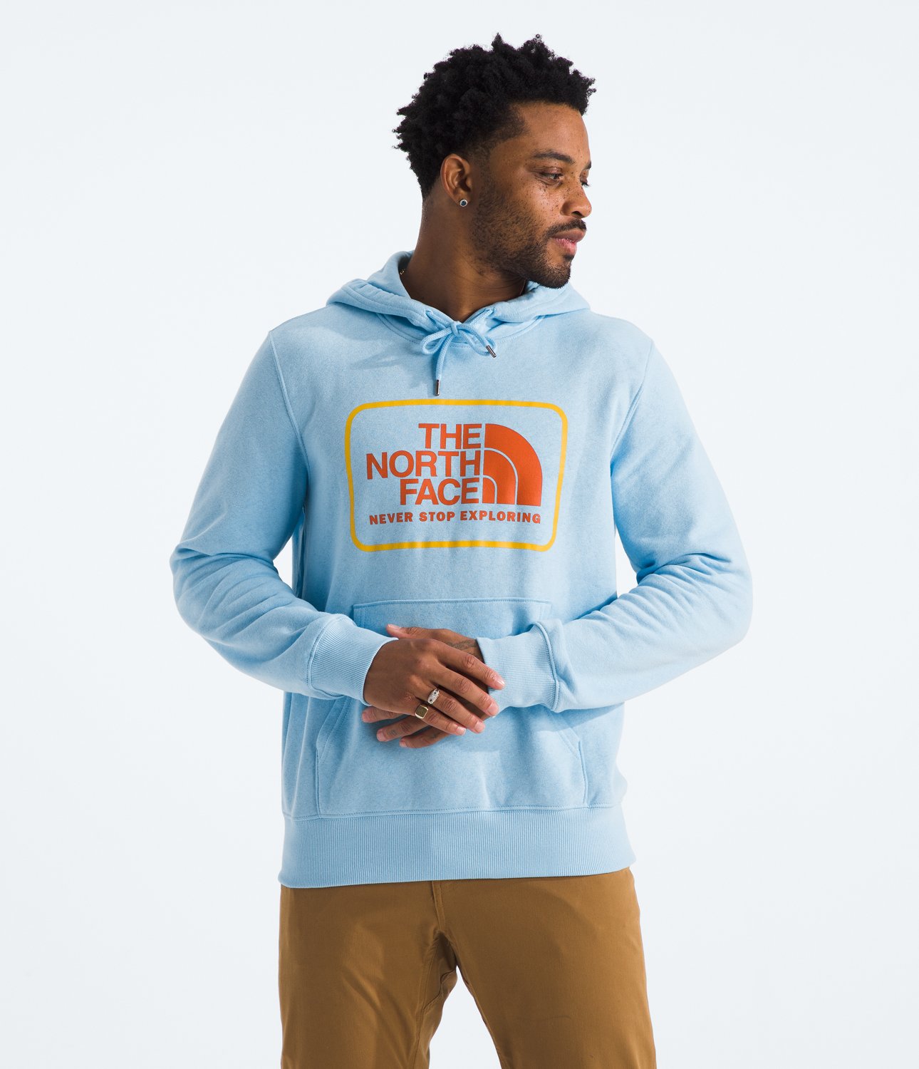 he North Face Men s Outline Logo Hoodie Academy
