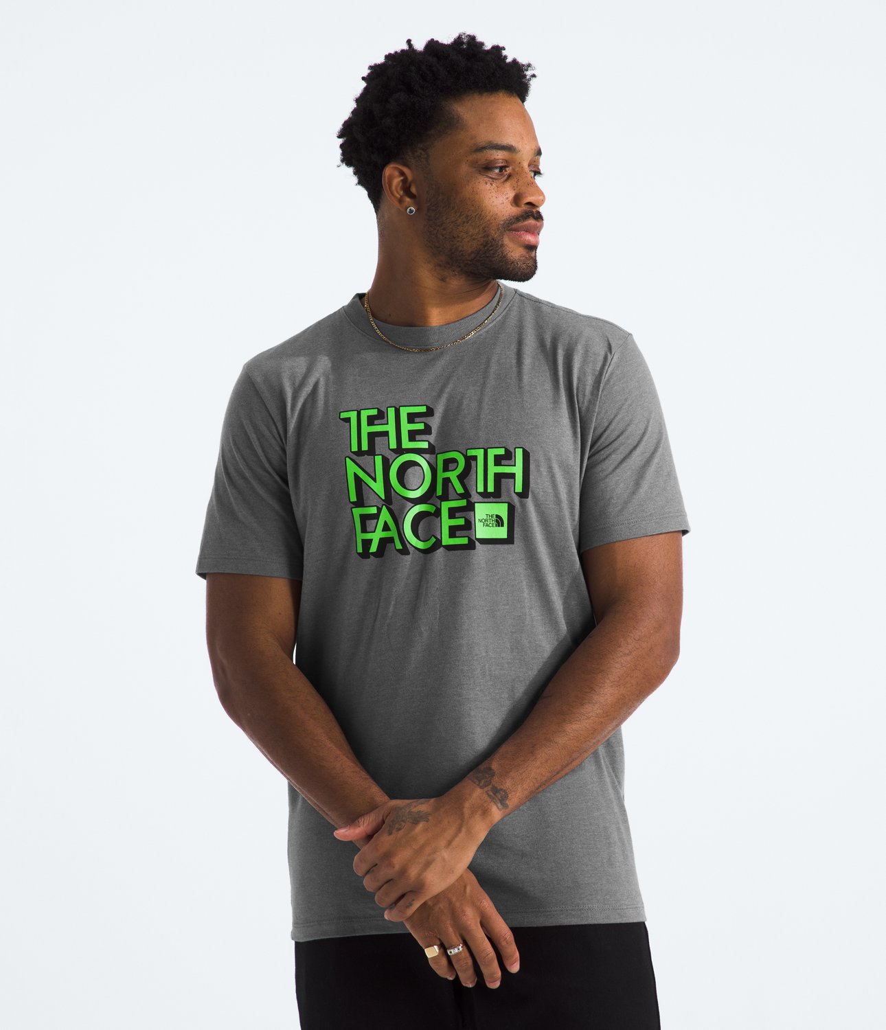 The North Face Men's Block Letters Short Sleeve T-shirt
