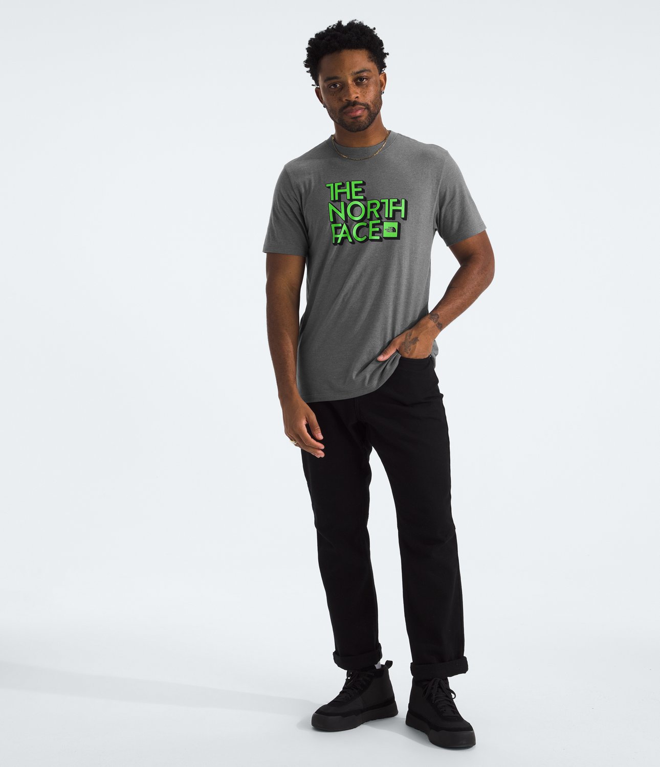 The North Face Men's Block Letters Short Sleeve T-shirt - view number 3