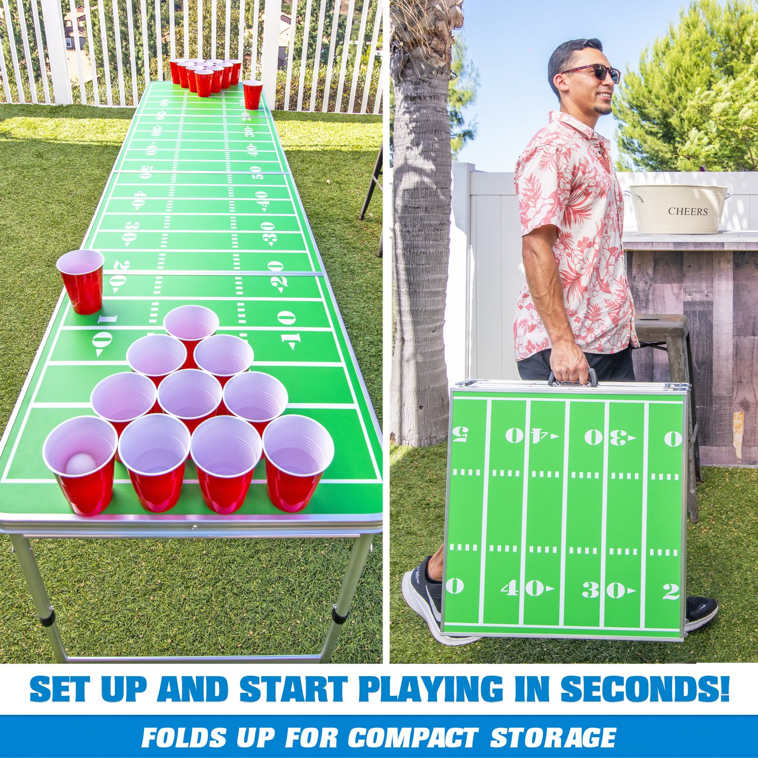 GoPong Football 8 ft Portable Table - view number 5