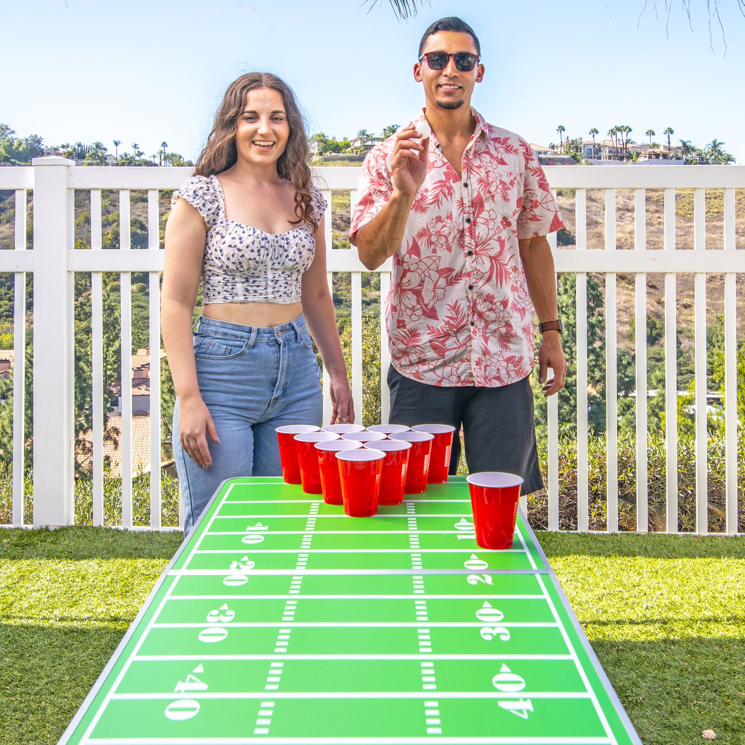 GoPong Football 8 ft Portable Table