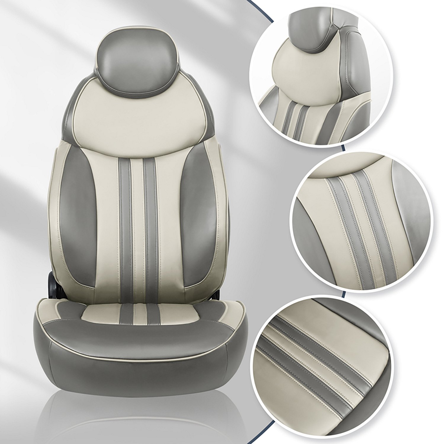 Leader Accessories High-Back Luxury Reclining Captain's Pontoon Boat Seat                                                        - view number 2