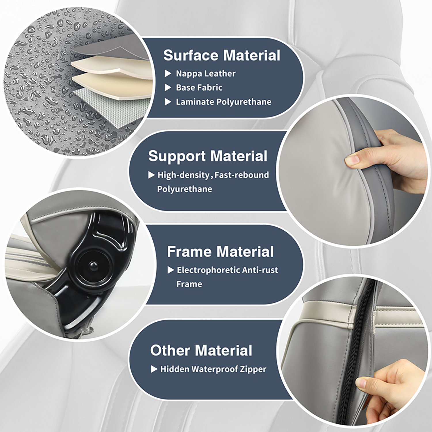 Leader Accessories High-Back Luxury Reclining Captain's Pontoon Boat Seat                                                        - view number 3