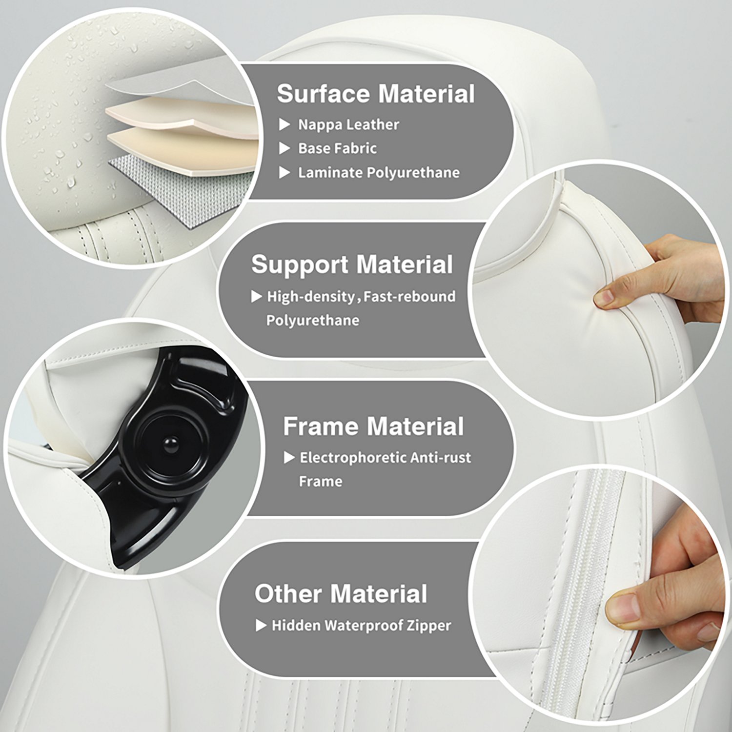 Leader Accessories High-Back Luxury Reclining Captain's Pontoon Boat Seat                                                        - view number 2