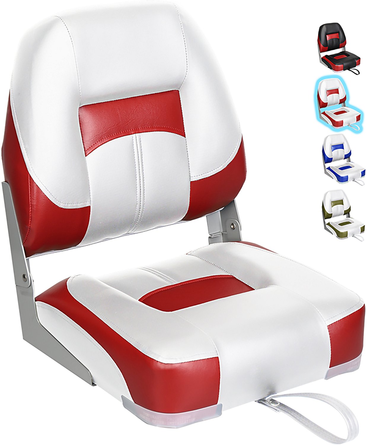 Leader Accessories Low-Back Folding Fishing Boat Seat                                                                            - view number 1