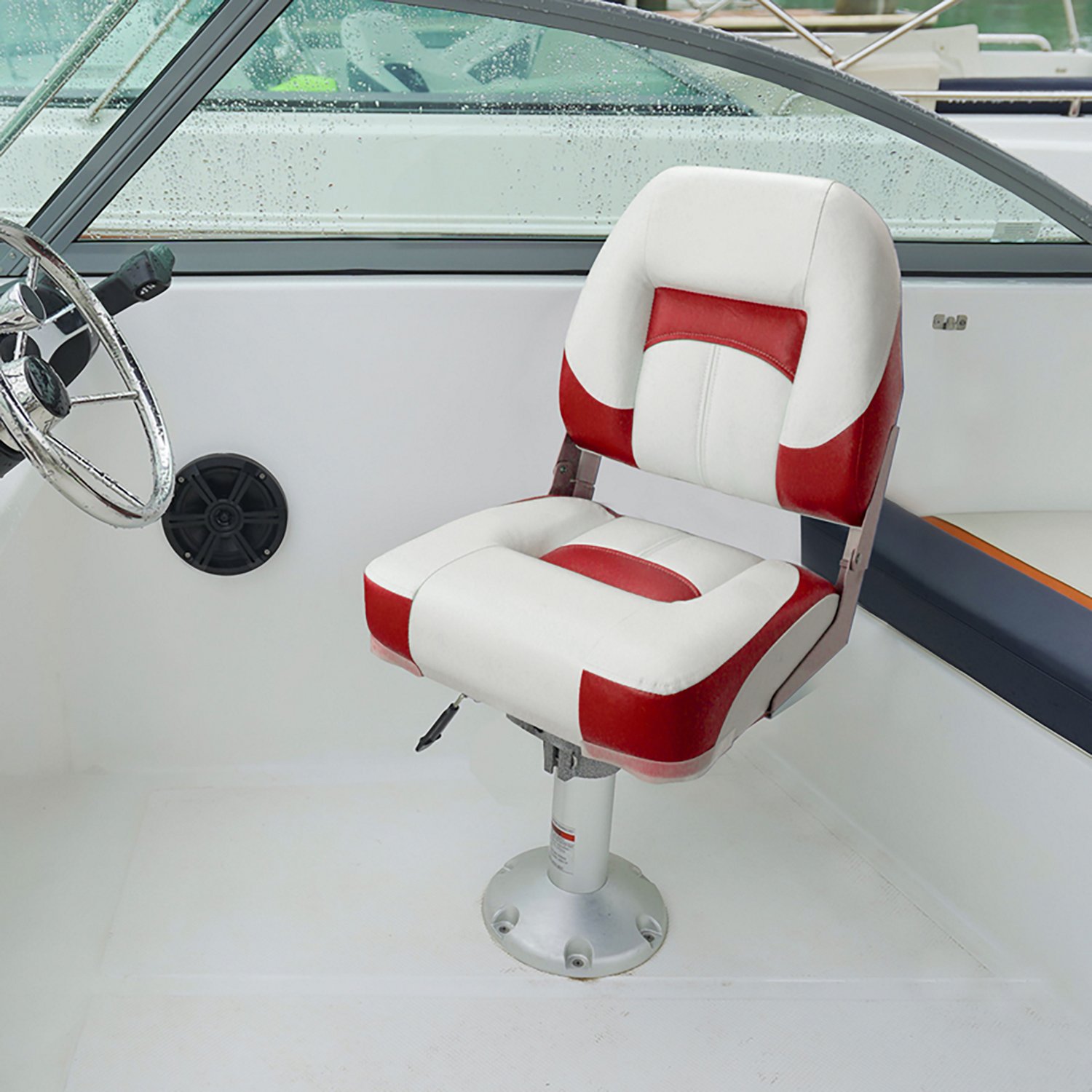 Leader Accessories Low-Back Folding Fishing Boat Seat                                                                            - view number 8
