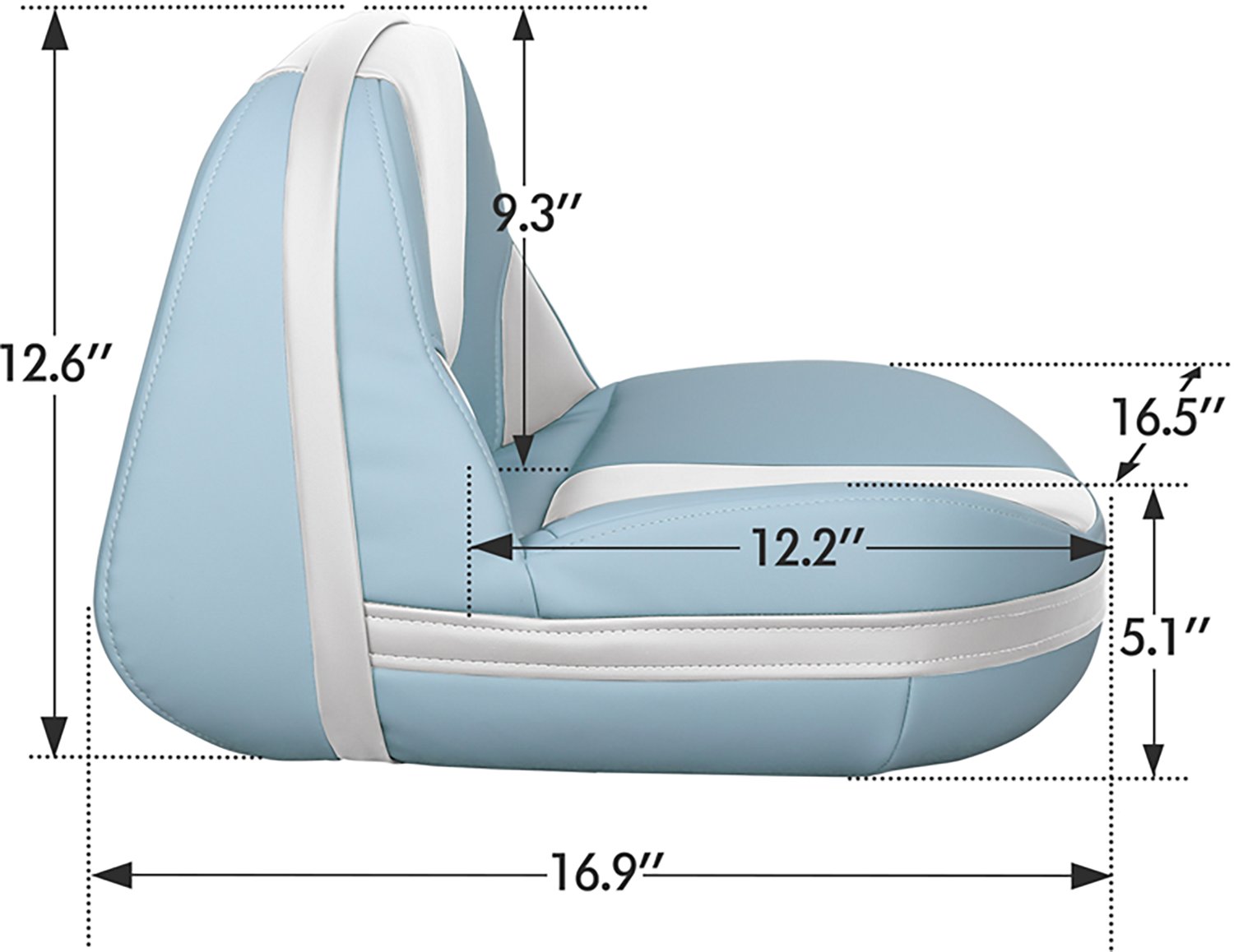Leader Accessories Lean Pro Casting Fishing Boat Seat                                                                            - view number 4