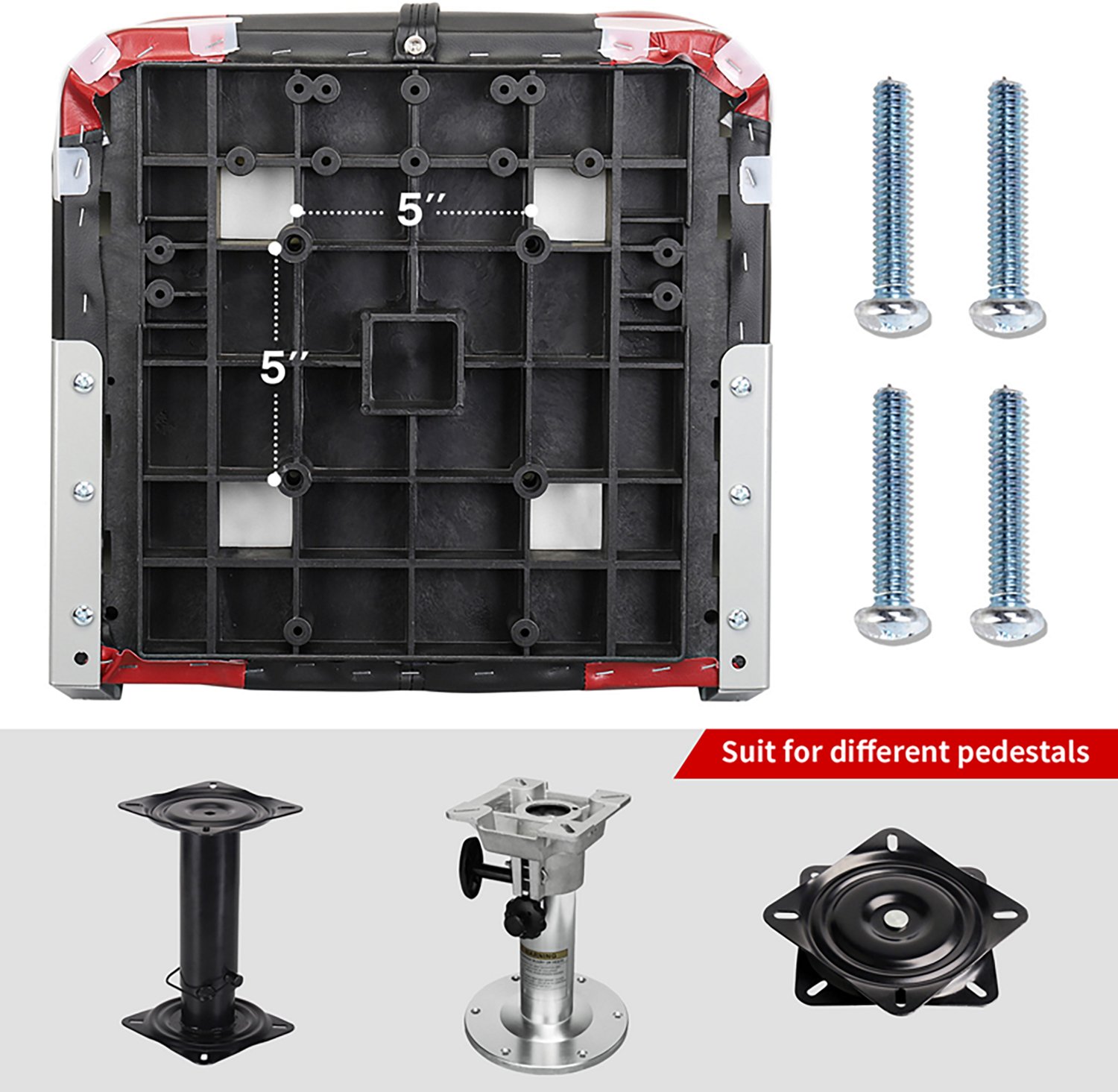 Leader Accessories Low-Back Folding Fishing Boat Seats Set of 2                                                                  - view number 5