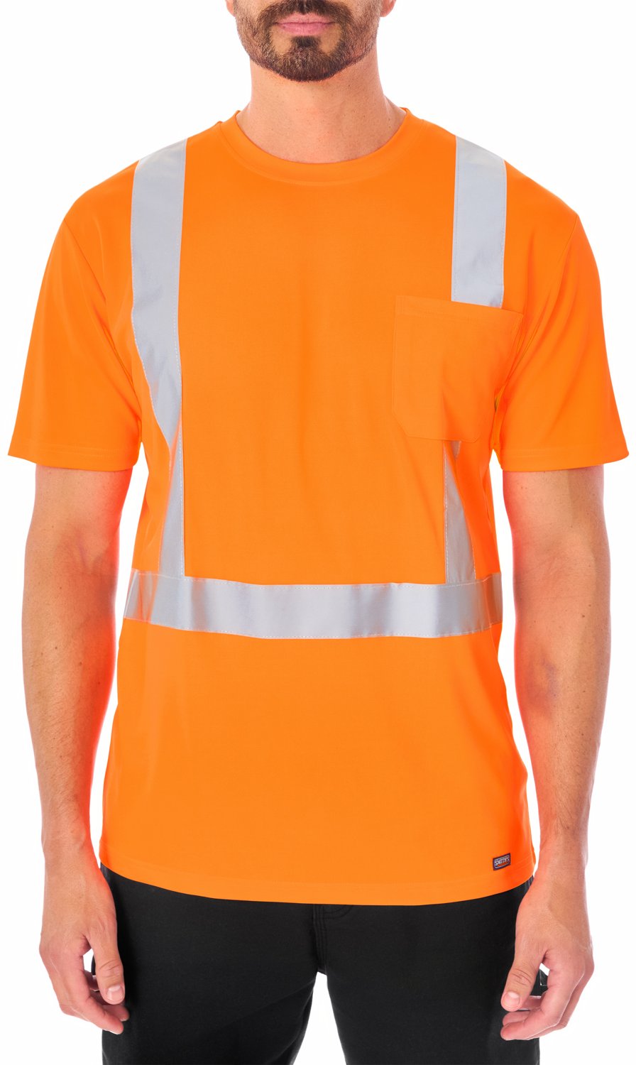 Smith's Workwear Men's High Vis Reflective Safety T-shirt - view number 1