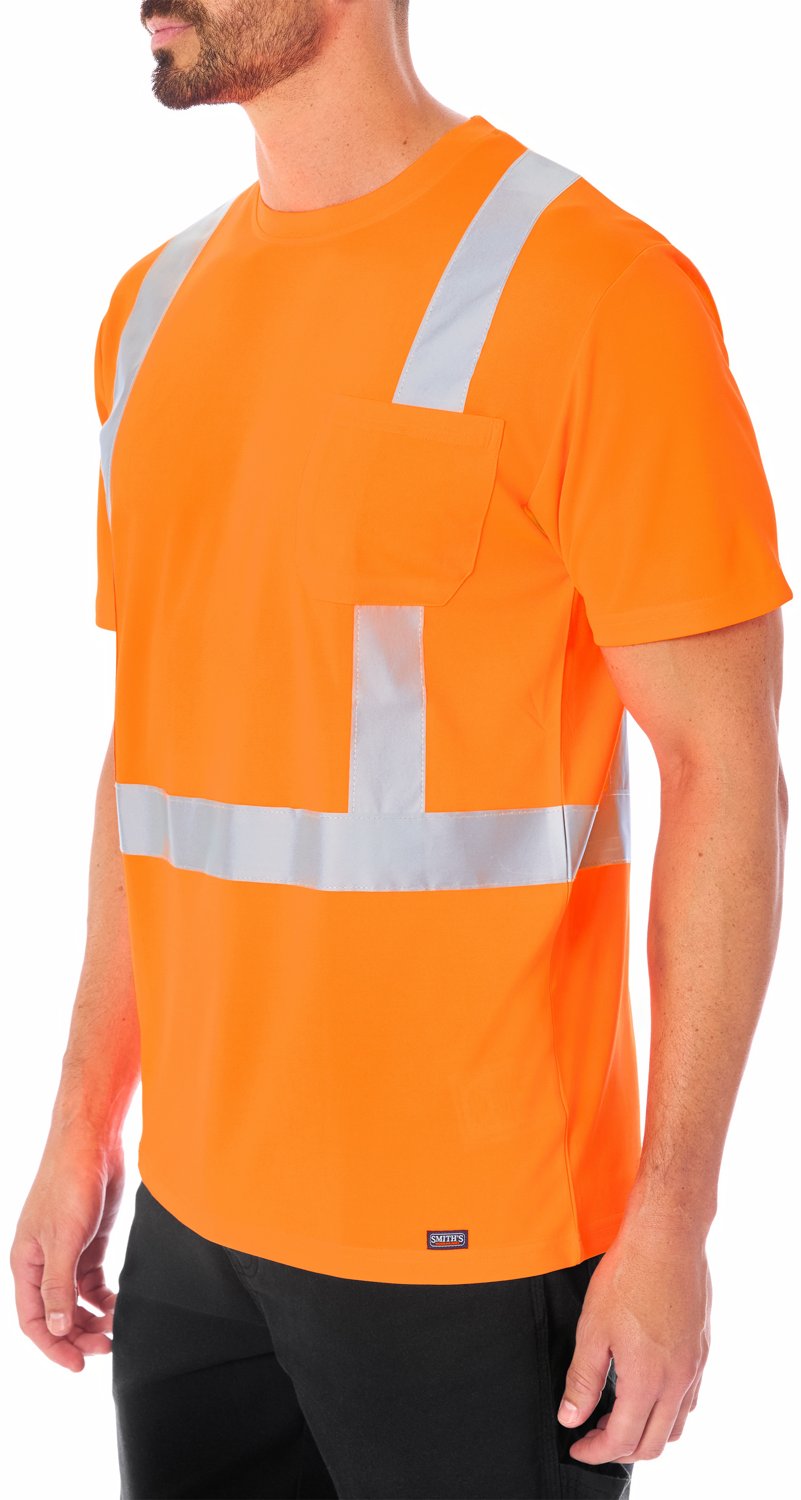 Smith's Workwear Men's High Vis Reflective Safety T-shirt - view number 3