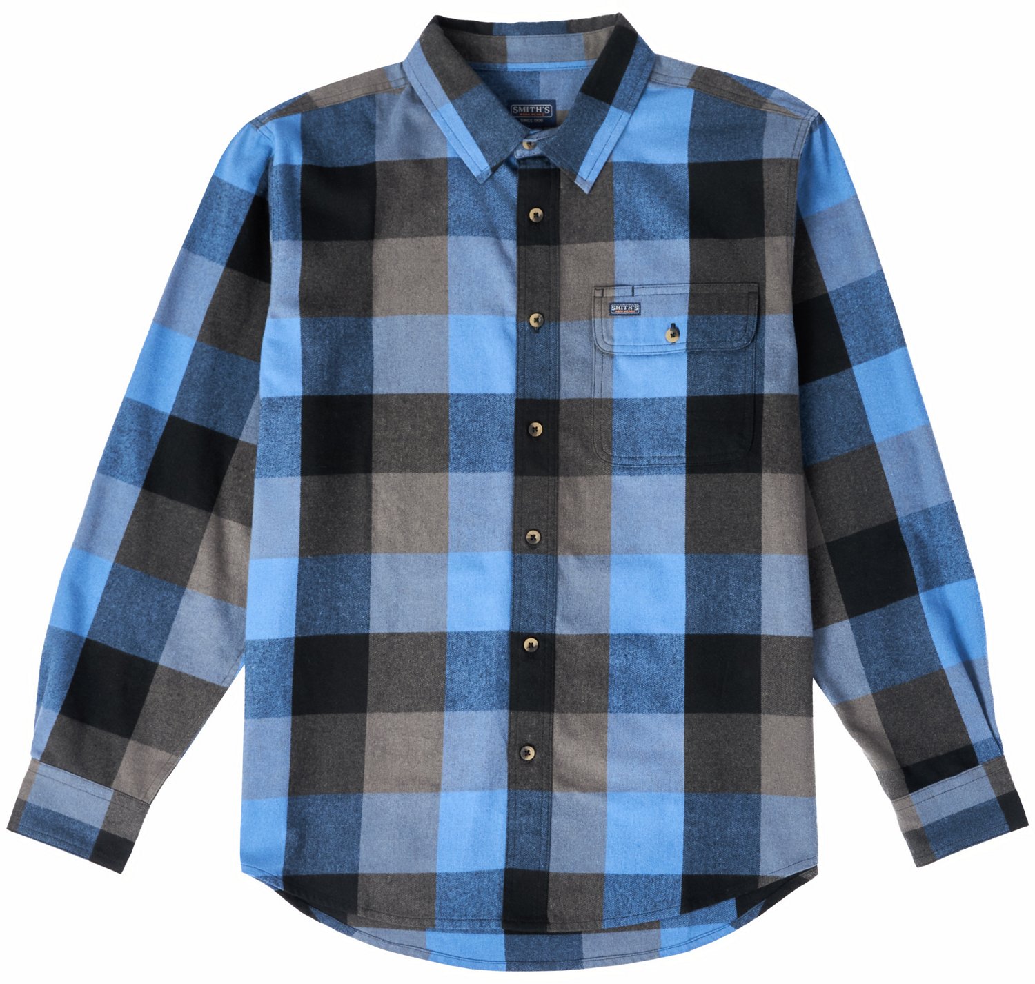 Smith's Workwear Men's Buffalo Flannel Button-Up Shirt - view number 5