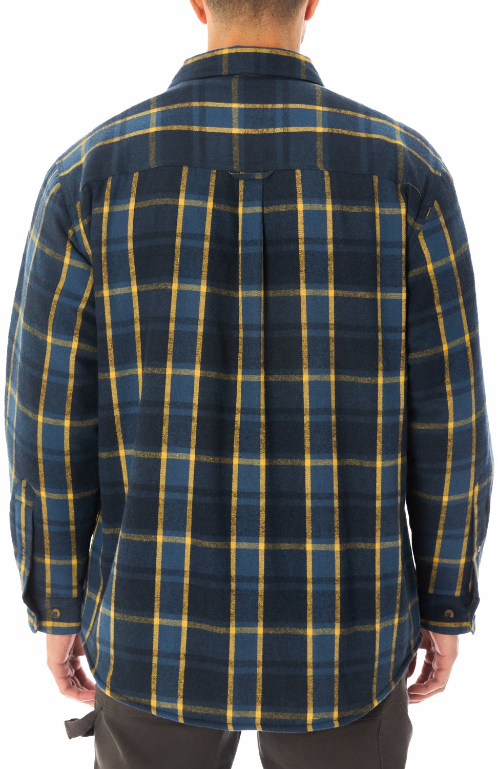 Smith's Workwear Men's Sherpa-Lined Flannel Shirt-Jacket - view number 2