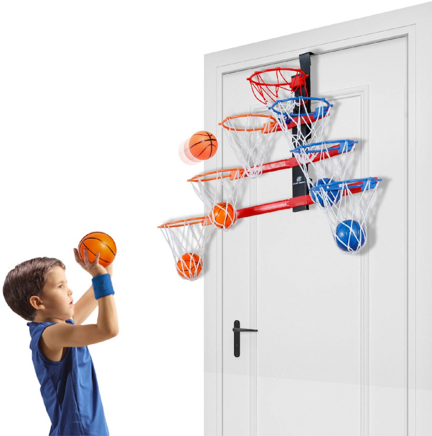 E-Jet Sport Games Foldable Over-the-Door Mini Hoop Race                                                                          - view number 3