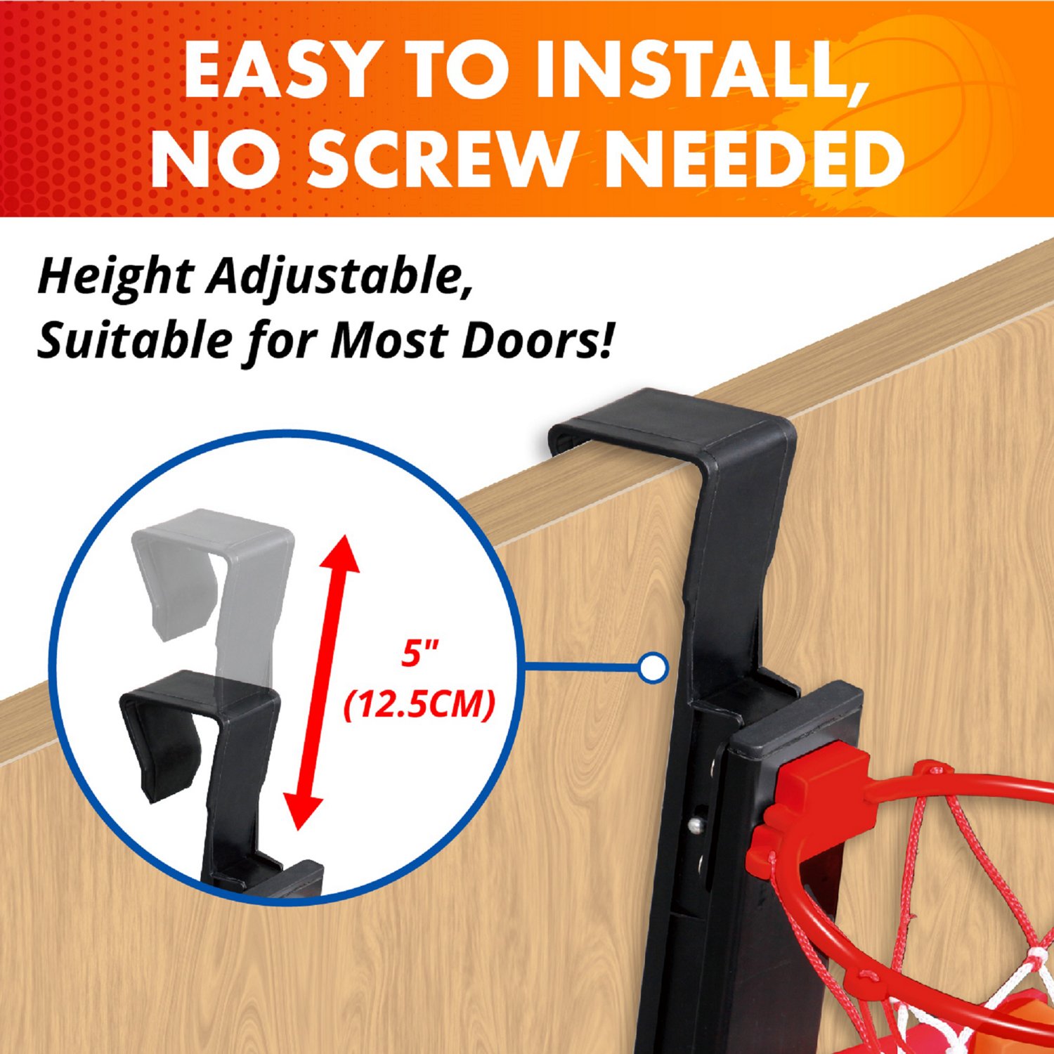 E-Jet Sport Games Foldable Over-the-Door Mini Hoop Race                                                                          - view number 4