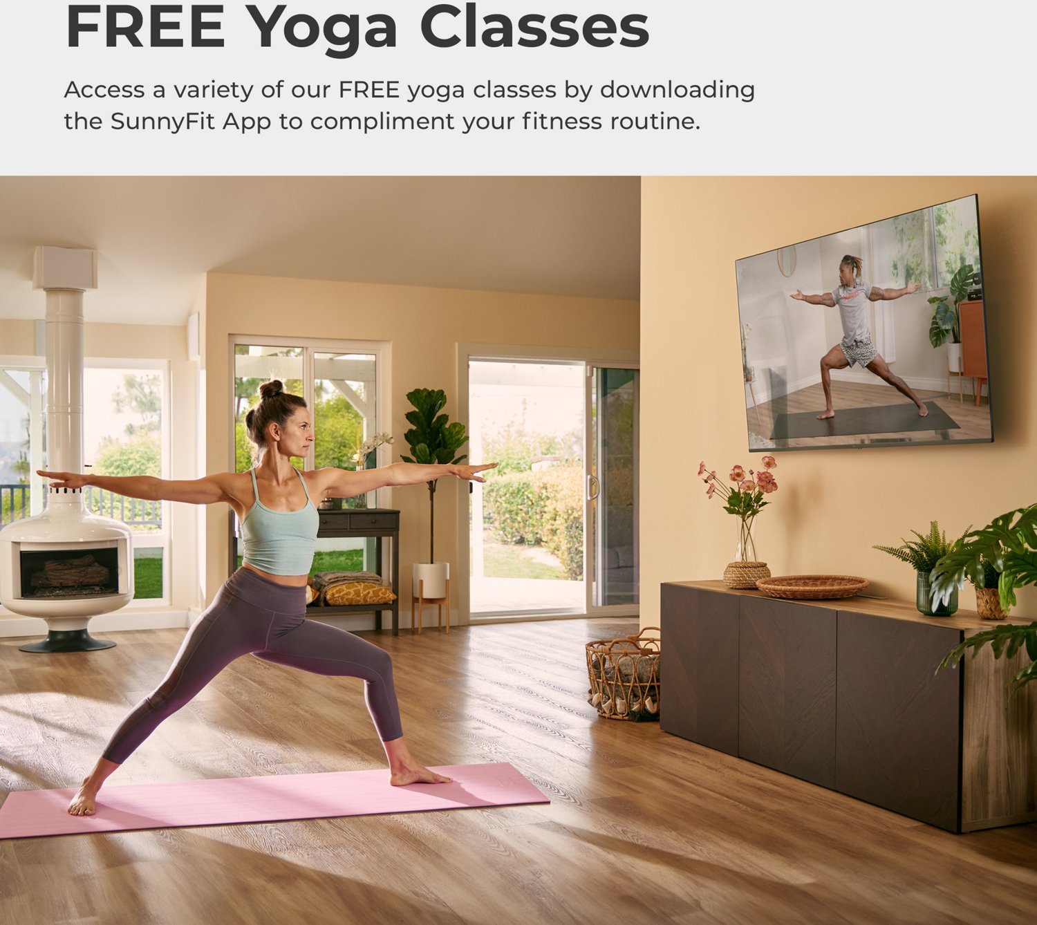 Sunny Health & Fitness Anti-Slip Dual Color Yoga Mat                                                                             - view number 6