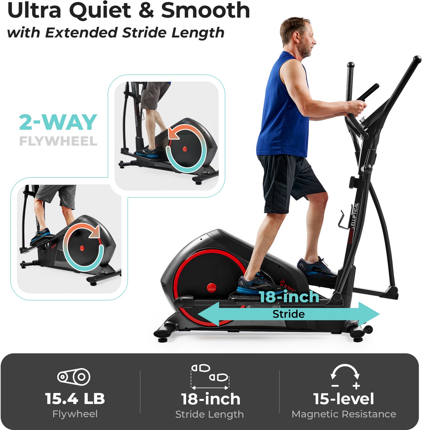 Sunny Health & Fitness Elliptical Machine