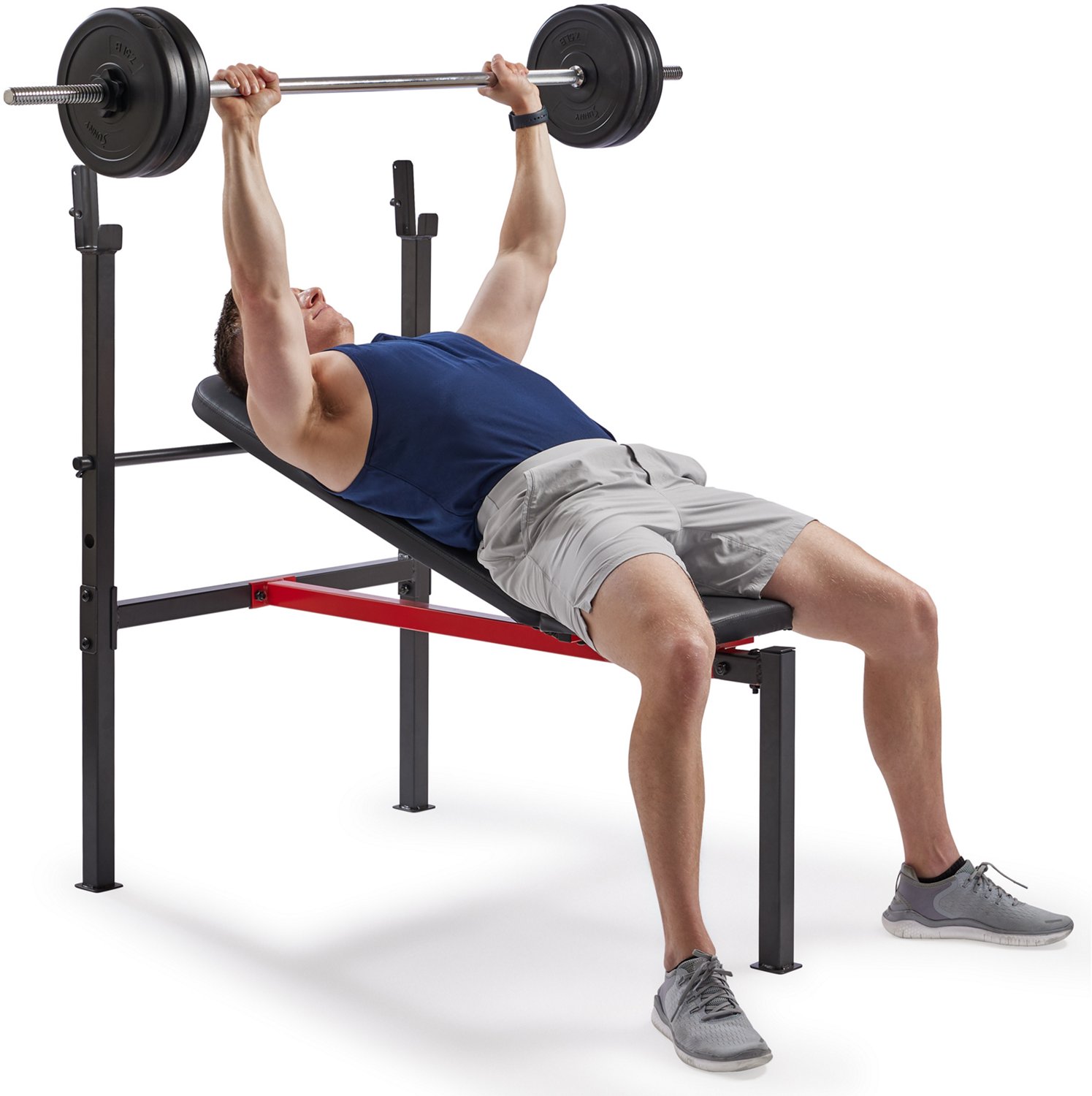 Sunny Health & Fitness Adjustable Standard Incline Weight Bench                                                                  - view number 3