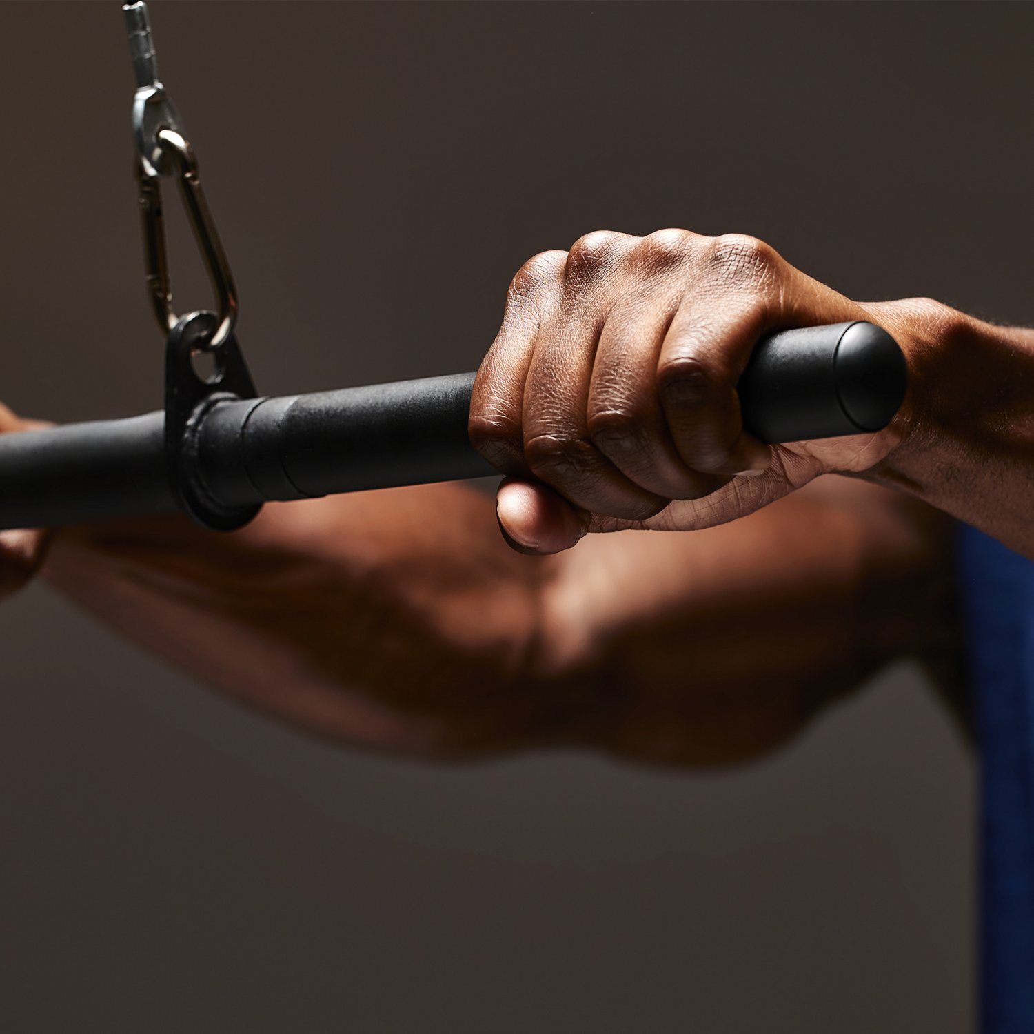 Sunny Health & Fitness Premium Steel Straight Pull-Down Bar Cable Attachment - view number 6