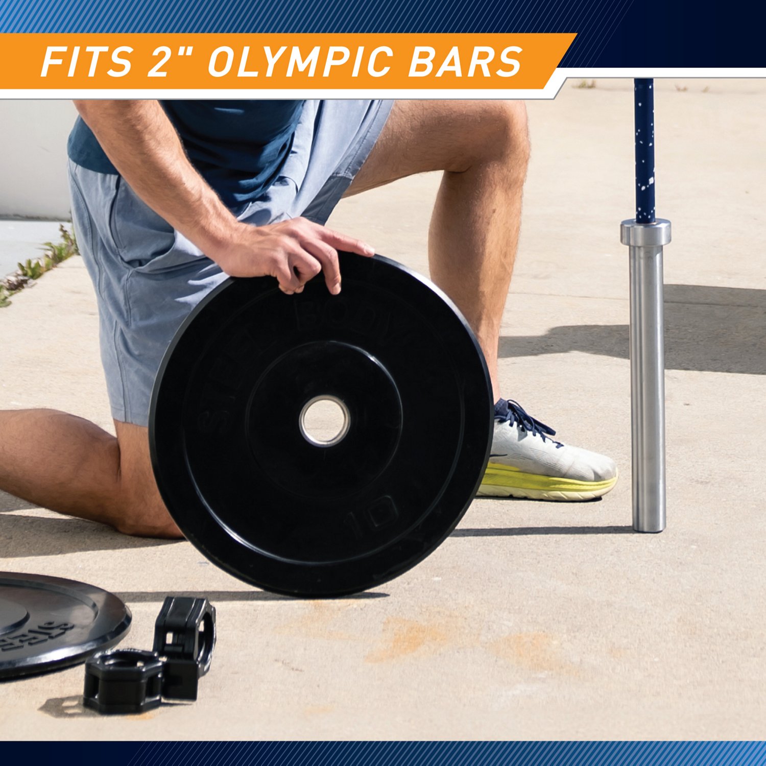 Impex Steelbody 10 lb. Olympic-Size Bumper Plate - view number 4