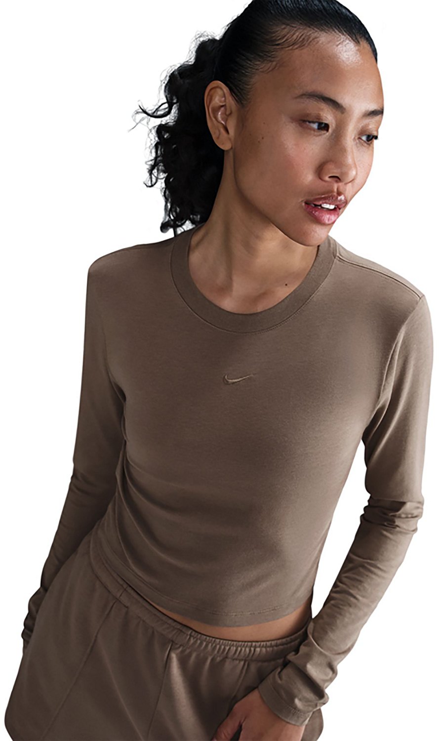Nike Sportswear Women's Chill Knit Long Sleeve Cropped Top - view number 3