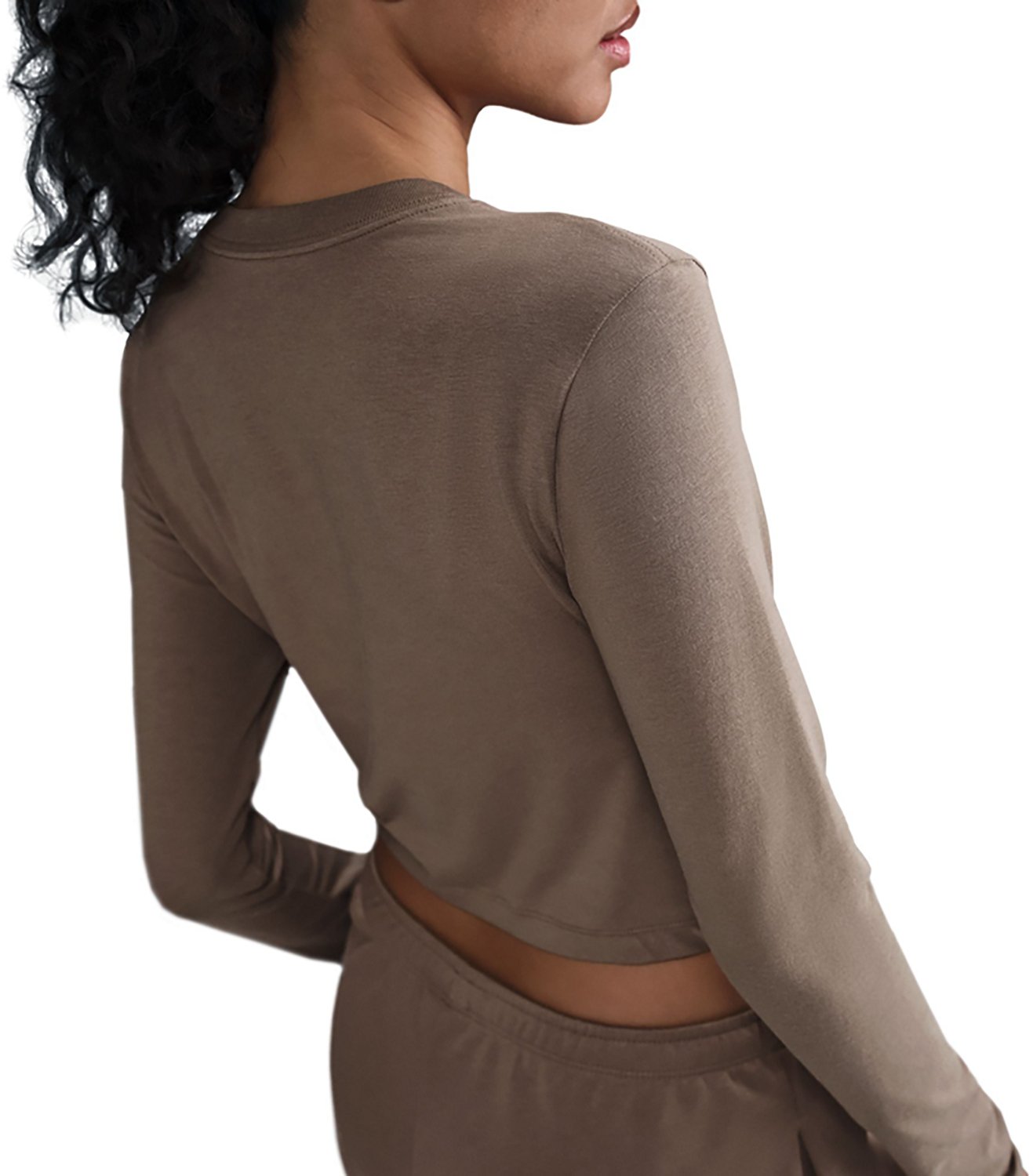 Nike Sportswear Women's Chill Knit Long Sleeve Cropped Top - view number 4